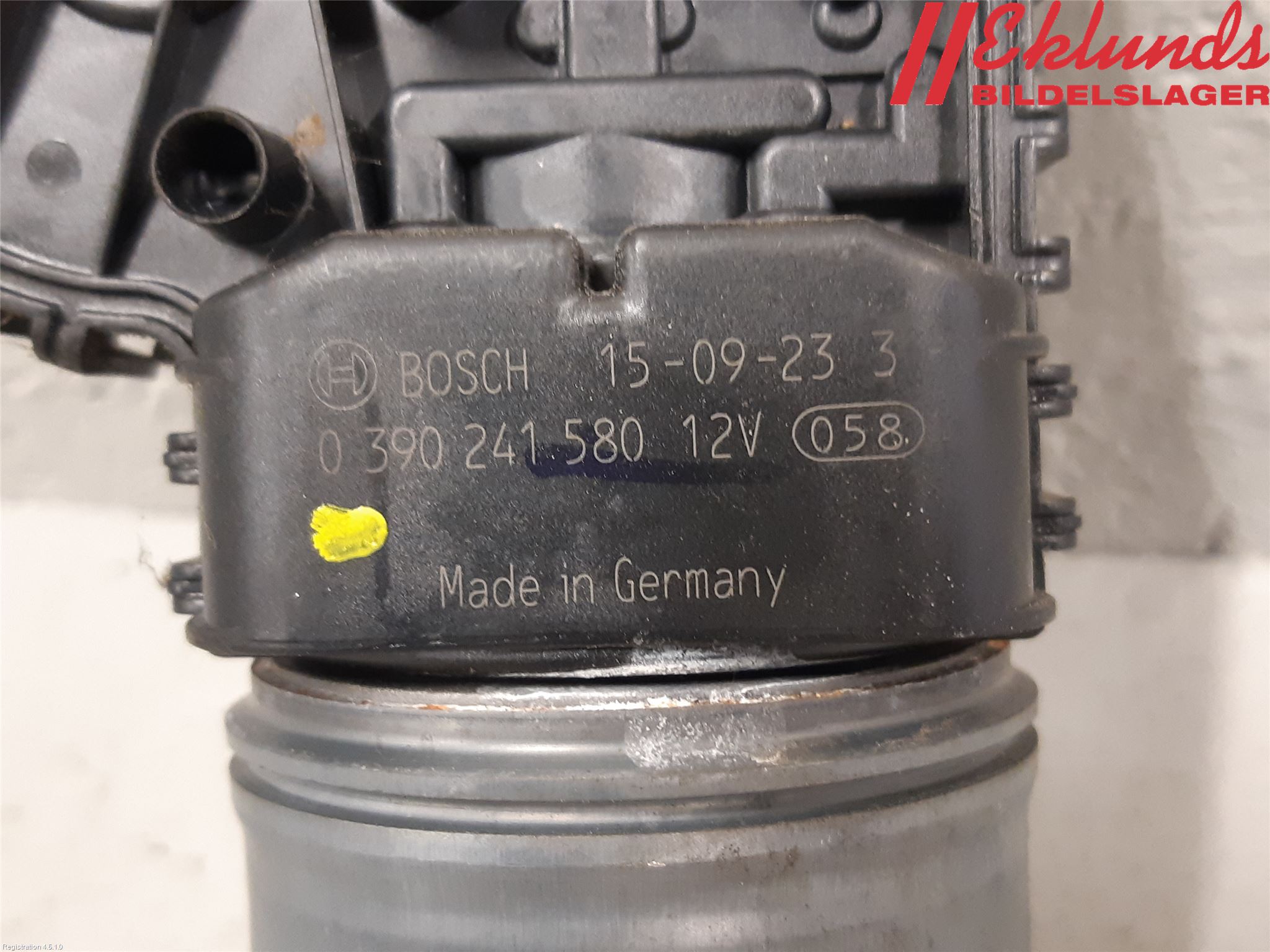 Renault ZOE/E-TECH 13- Torkarmotor Vindruta