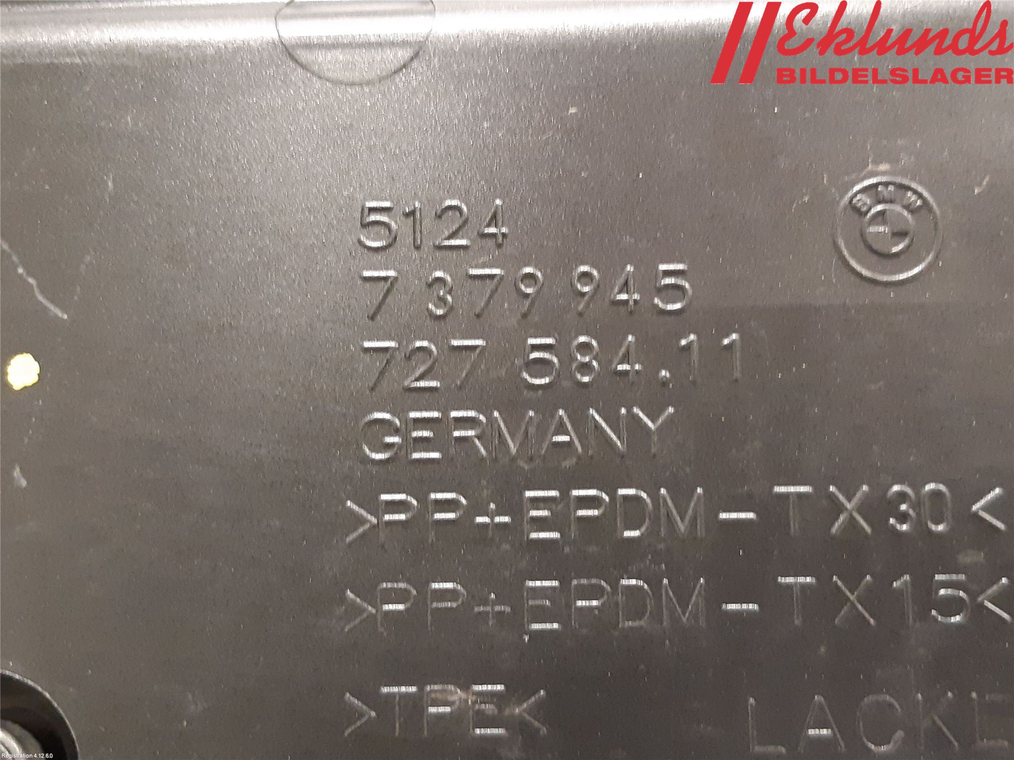 BMW 7 G11/G12 15-22 List Bak-Baklucka