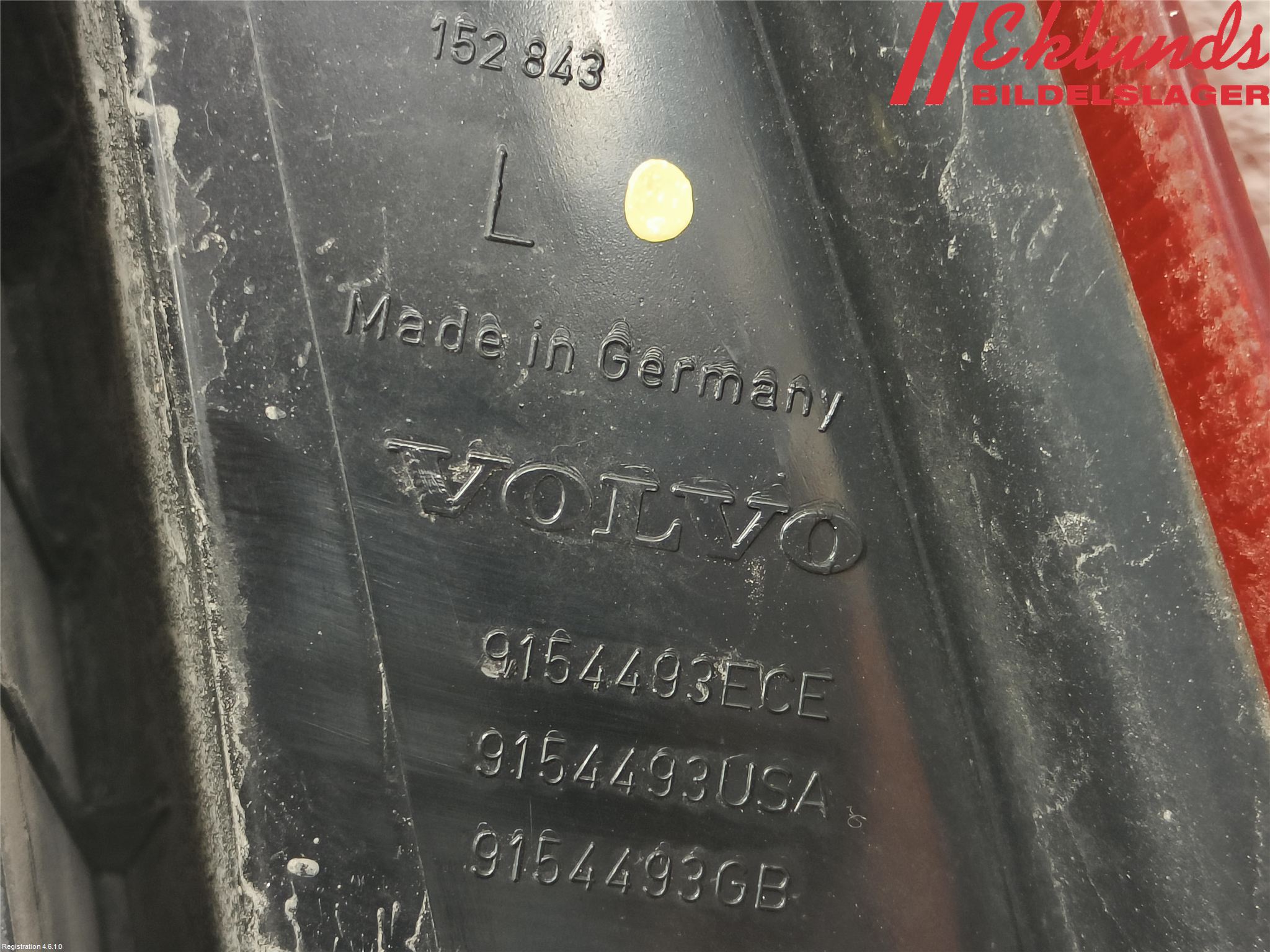 Volvo V70 00-04 Bakljus Vänster