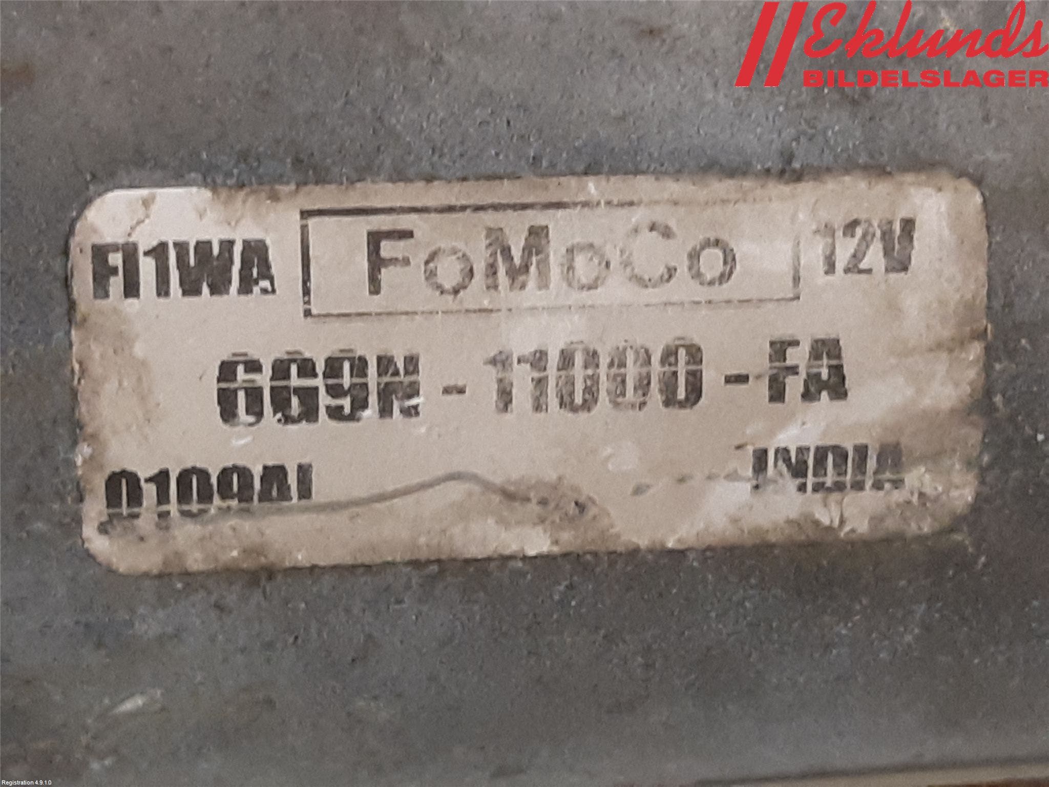 Ford KUGA 08-12 Startmotor Diesel