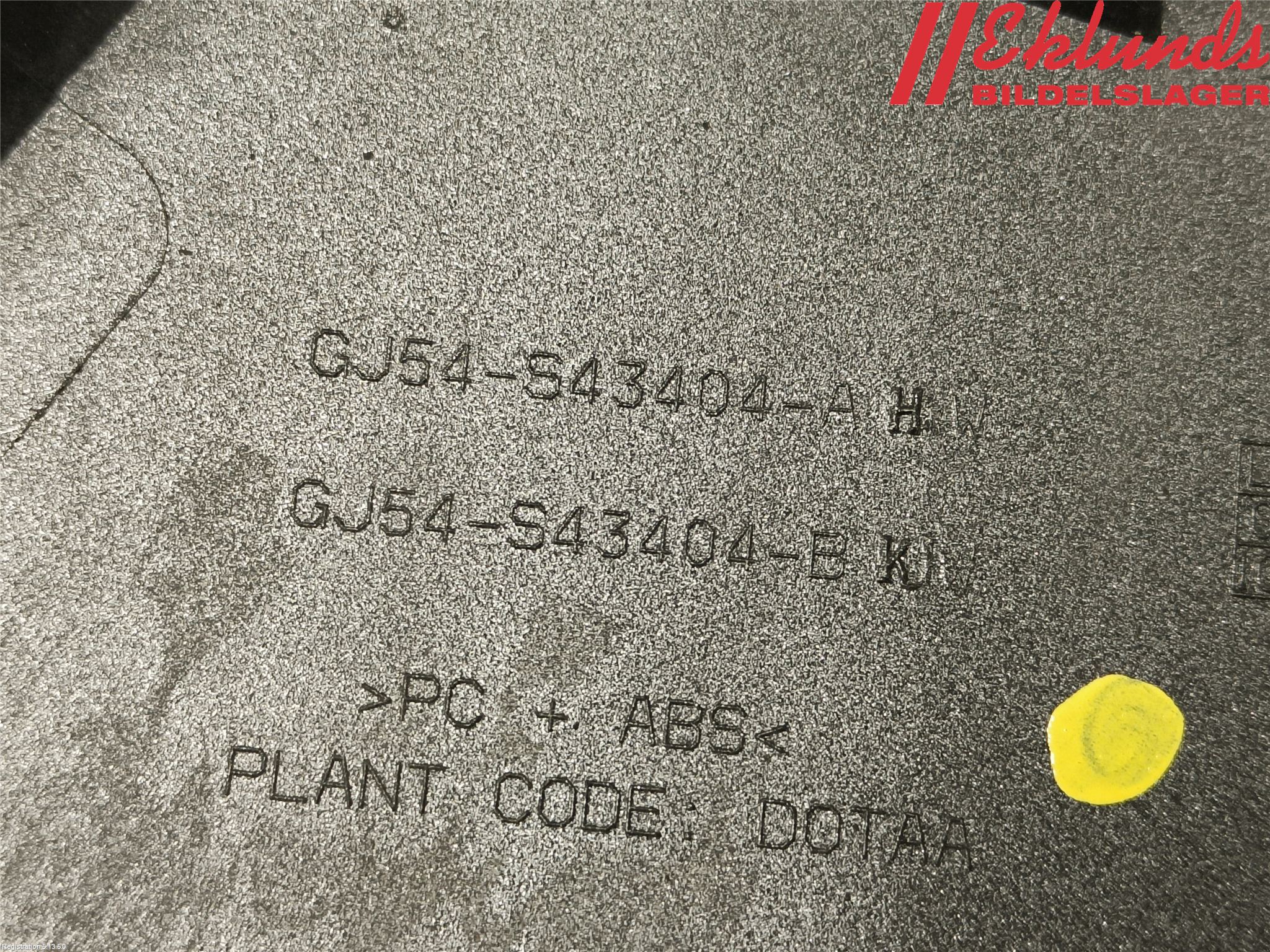 Ford KUGA 17-19 List Bak-Baklucka