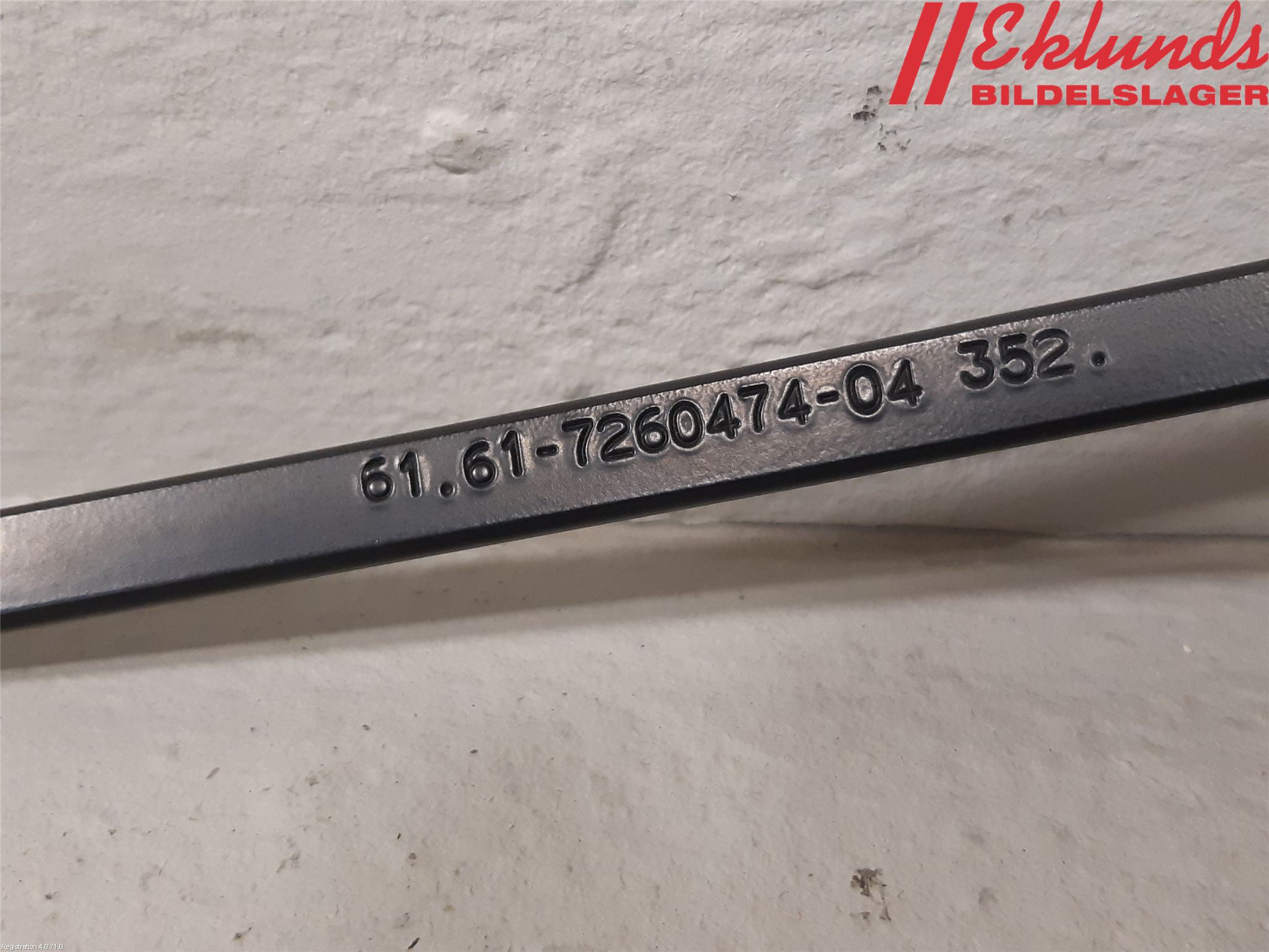 BMW 3 F30/F31/F80 12-19 Torkararm Armar Vindruta