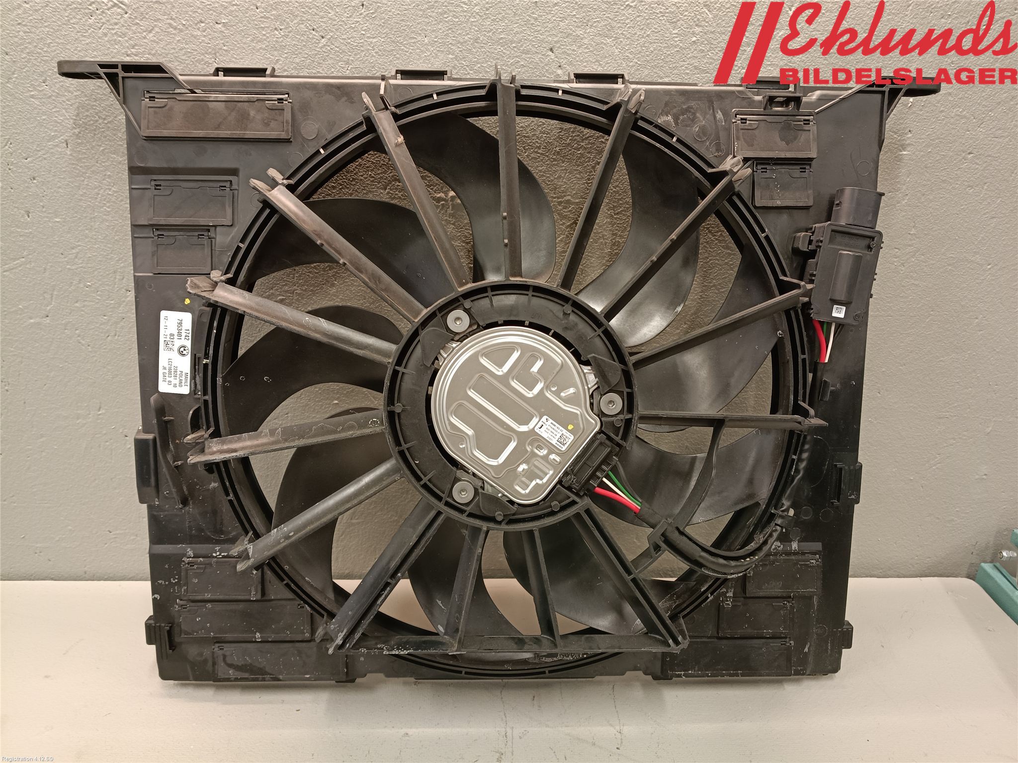 BMW 5 G30/G31/F90 17-23 Kylfläkt El