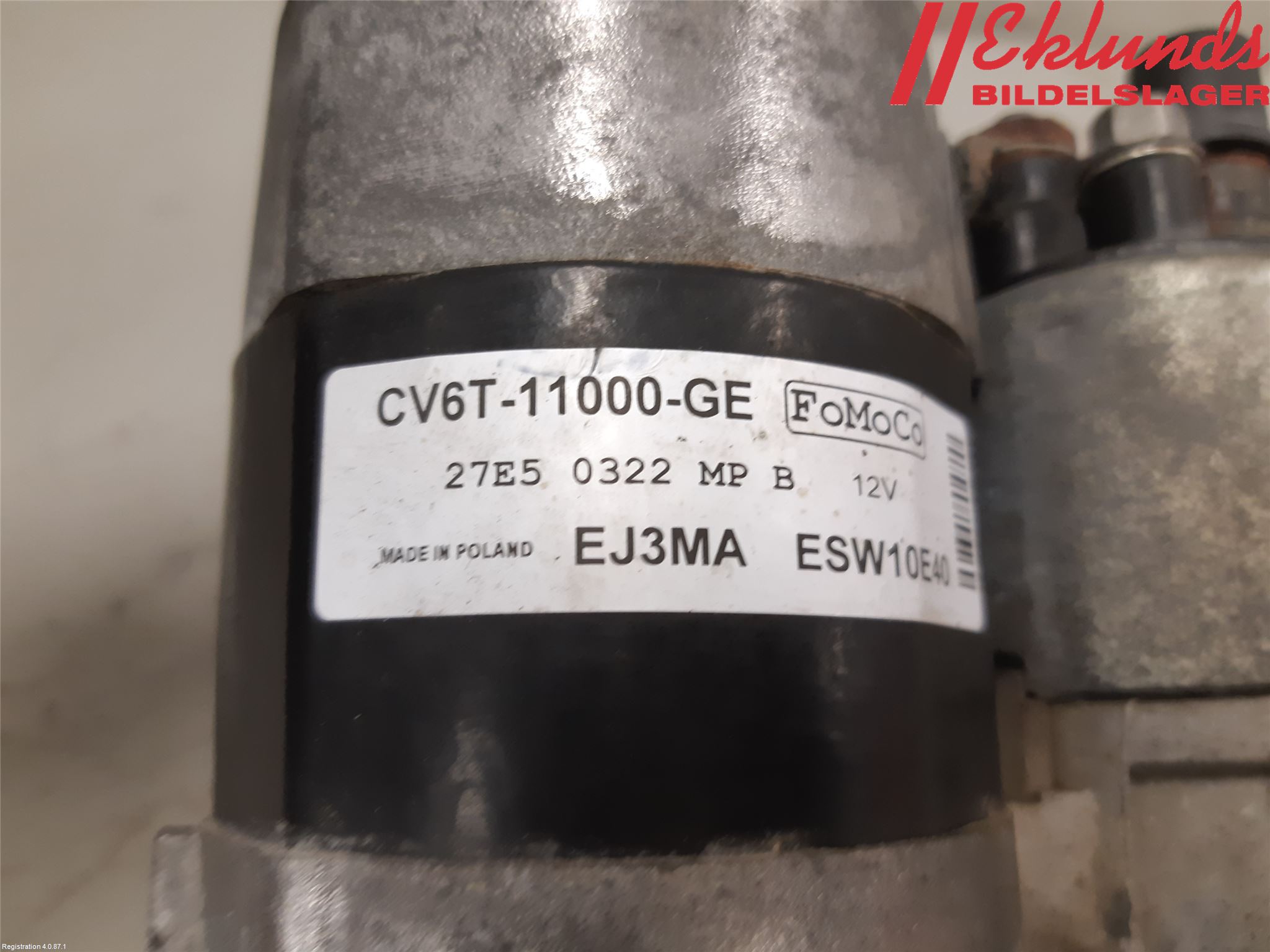 Ford C-MAX II  11-14 Startmotor