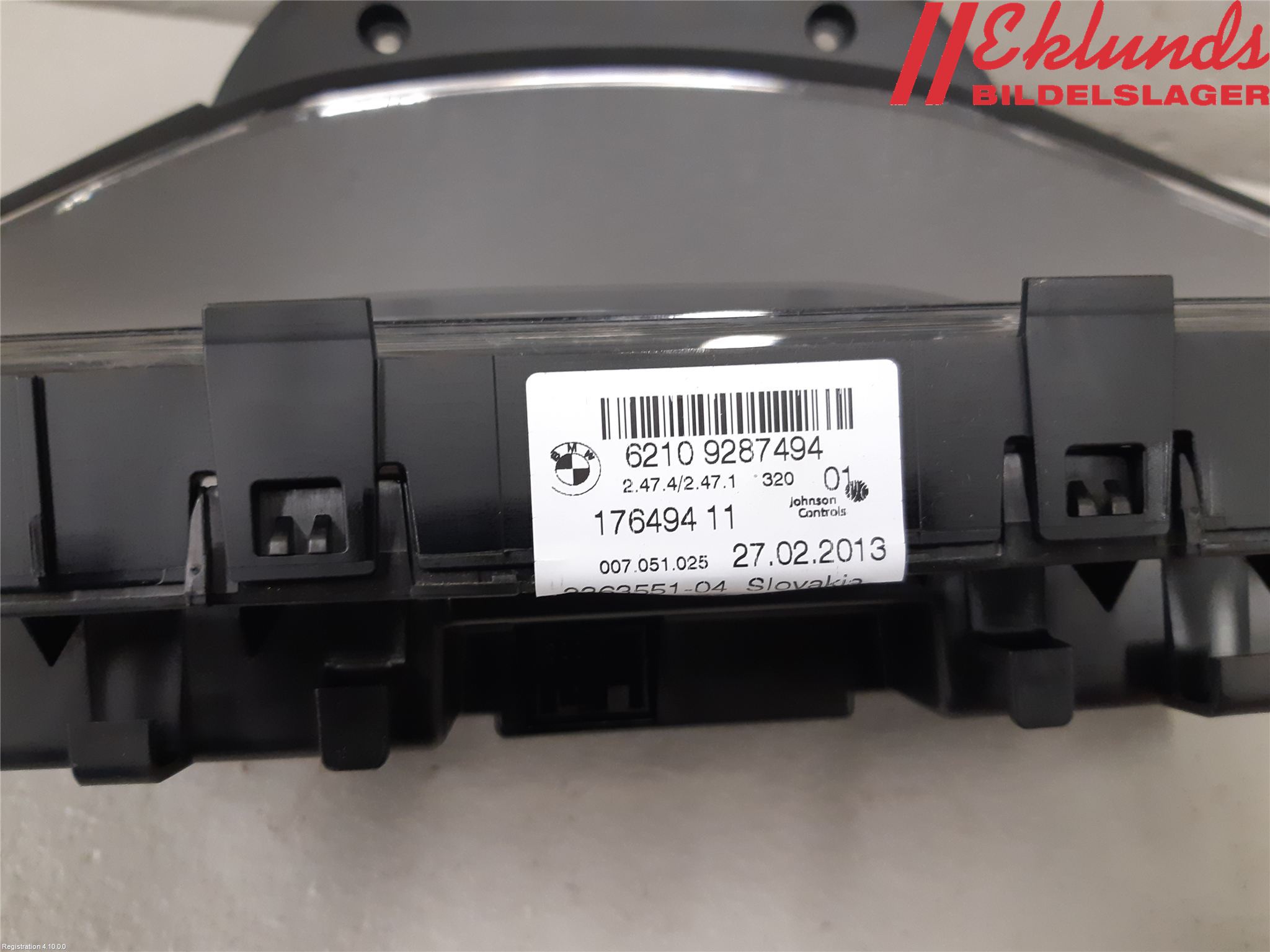 BMW 3 F30/F31/F80 12-19 Instrument Komb