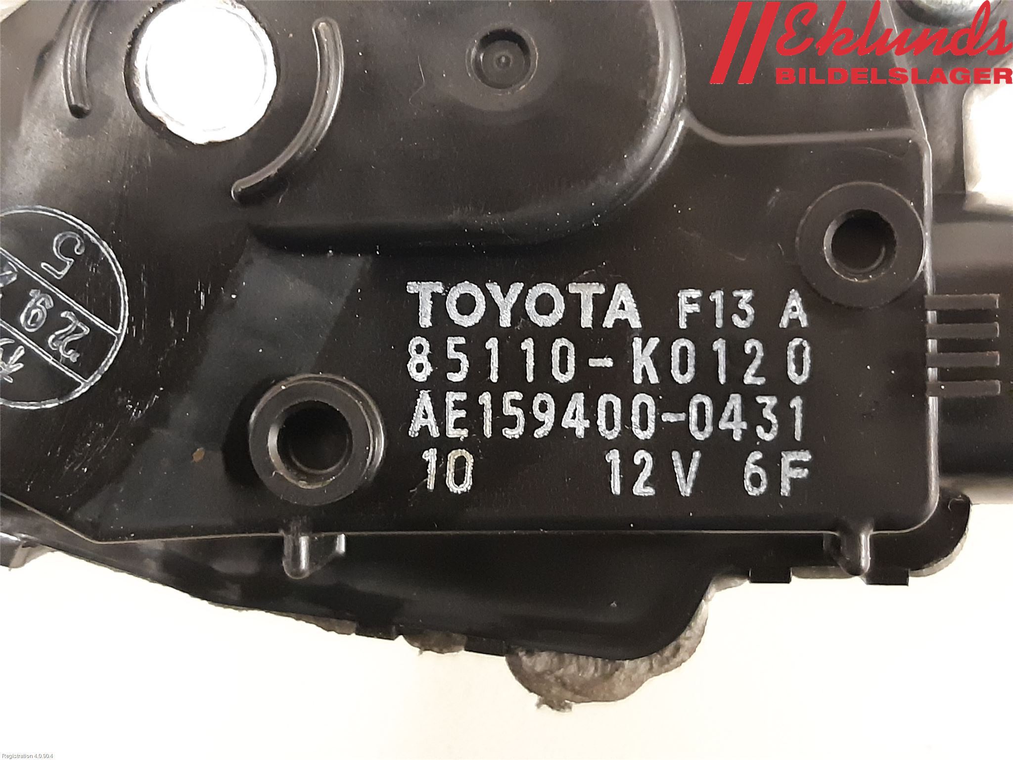 Toyota AYGO X AB70 22- Torkarmotor Vindruta