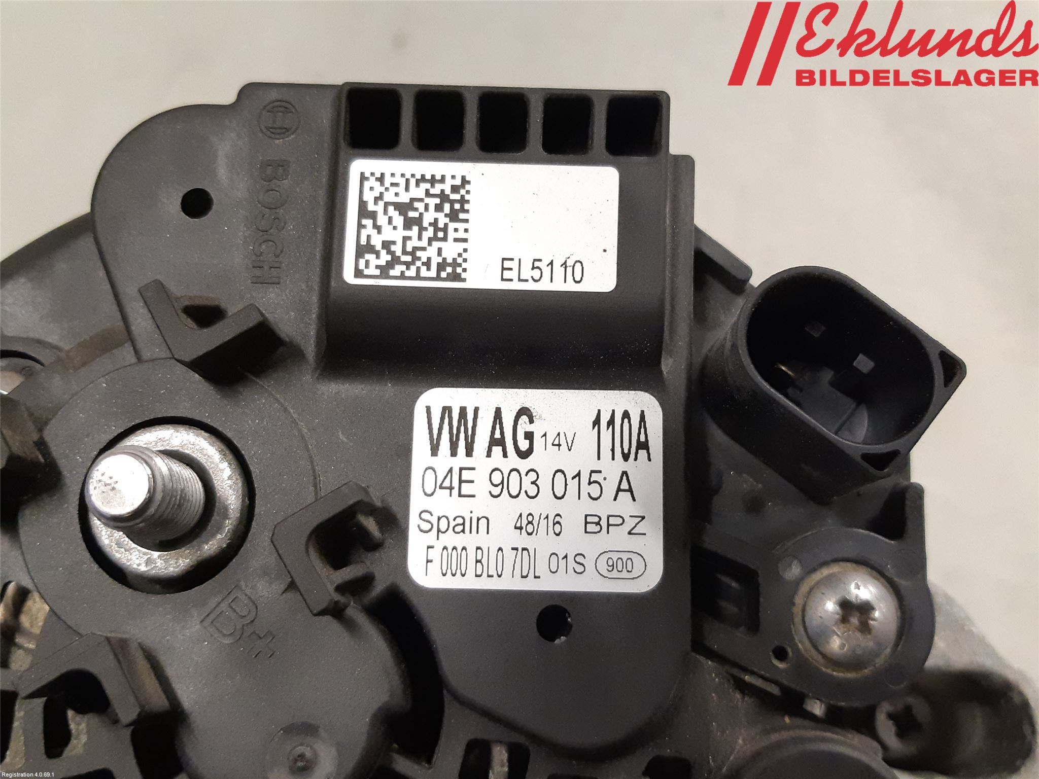 Volkswagen VW POLO 10-17 Generator