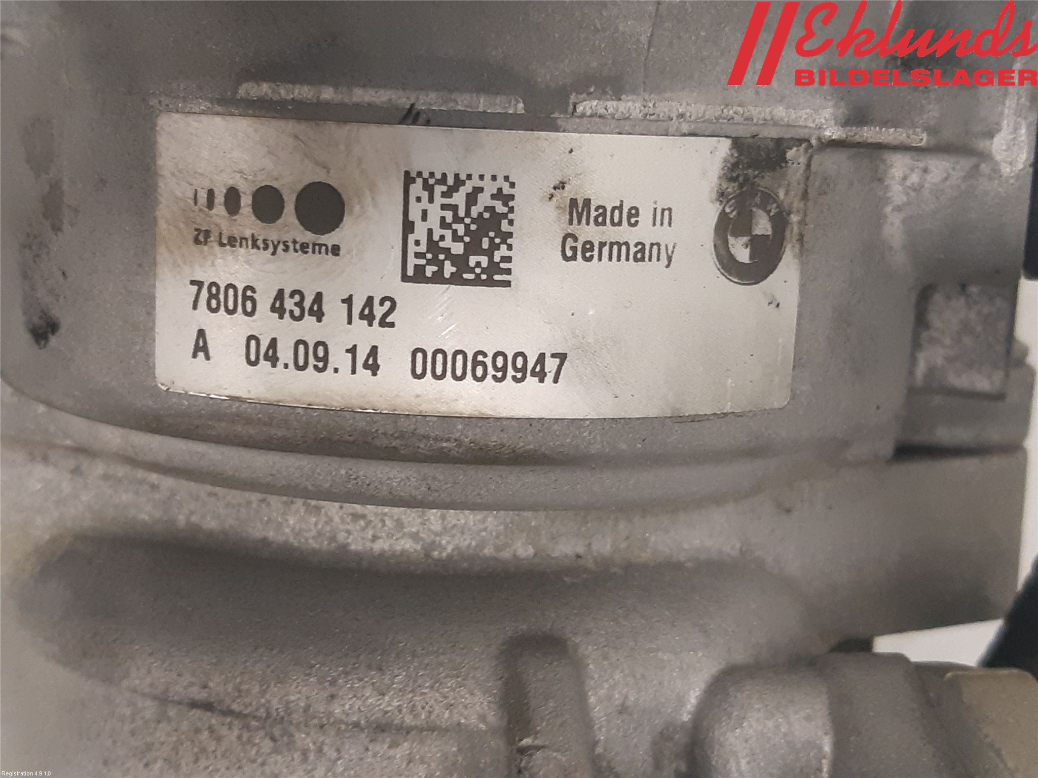 BMW 7 F01/02/03/04 09-15 Styrväxel Servo -Snäcka