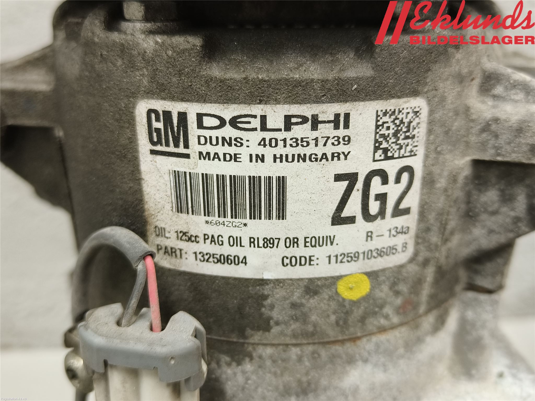 Opel ASTRA J 10-15 Ac Kompressor