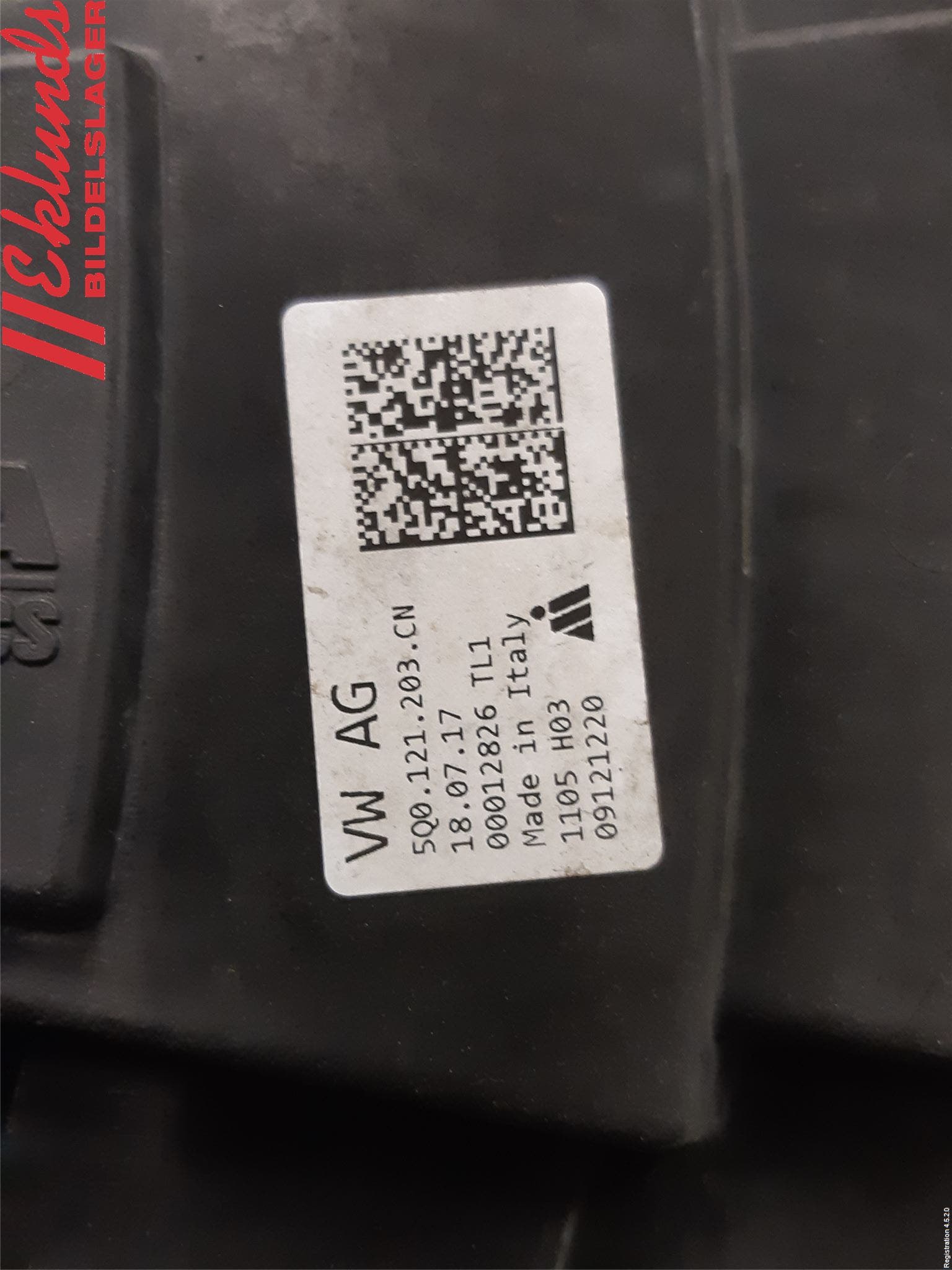 Volkswagen VW GOLF / E-GOLF VII 13-20 Kylfläkt El