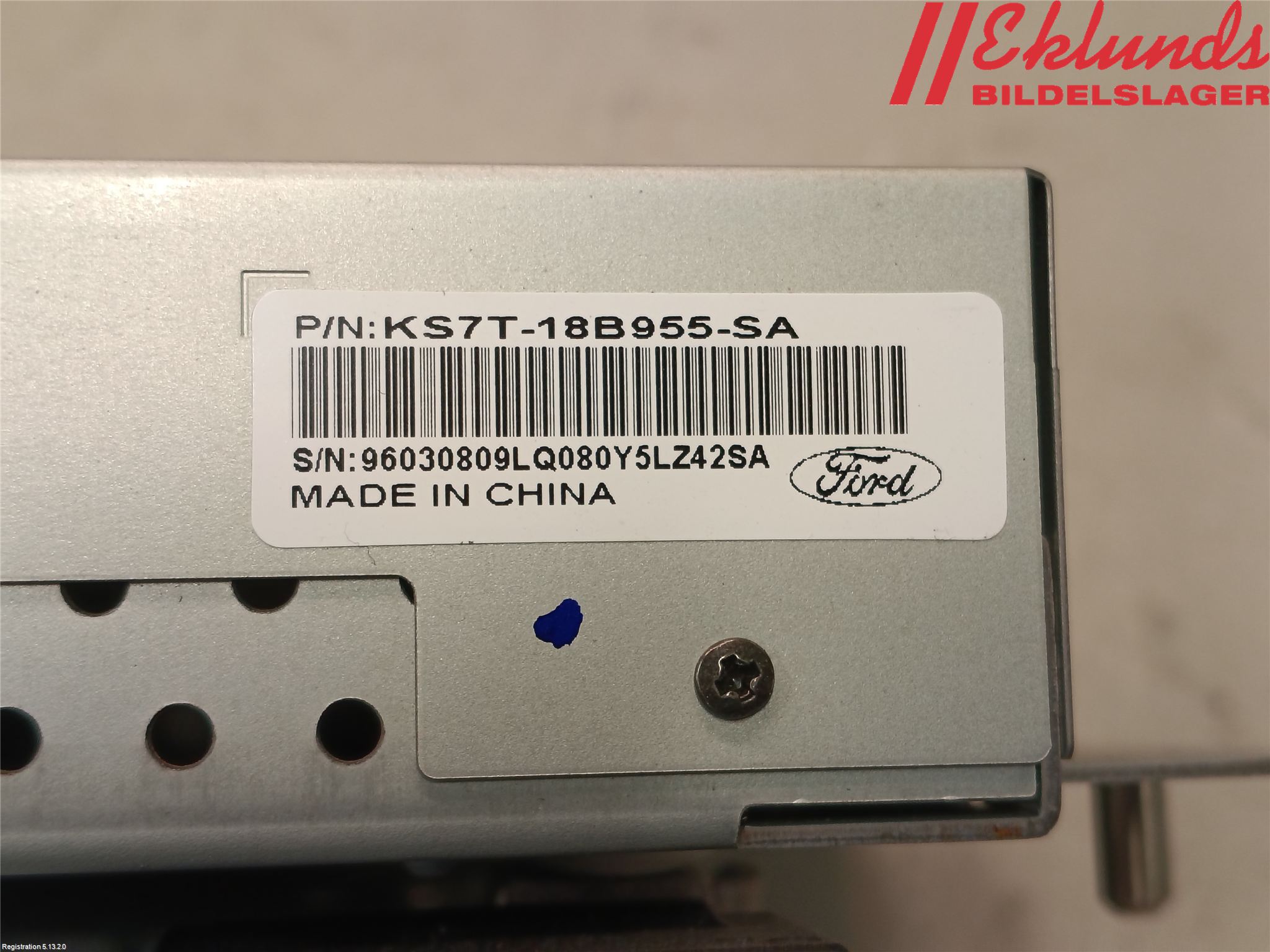 Ford RANGER EU 12-23 Multifunktionsdisplay