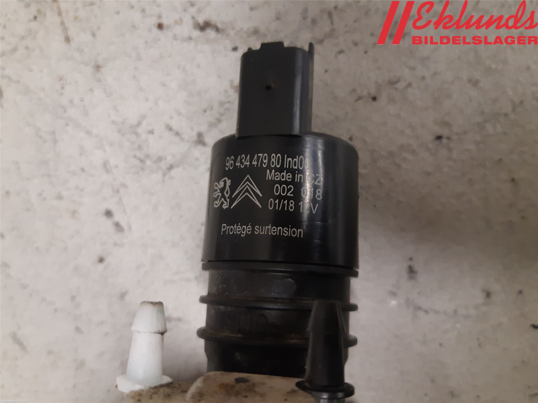 Peugeot 308 14-21 Spolarpump Vindruta
