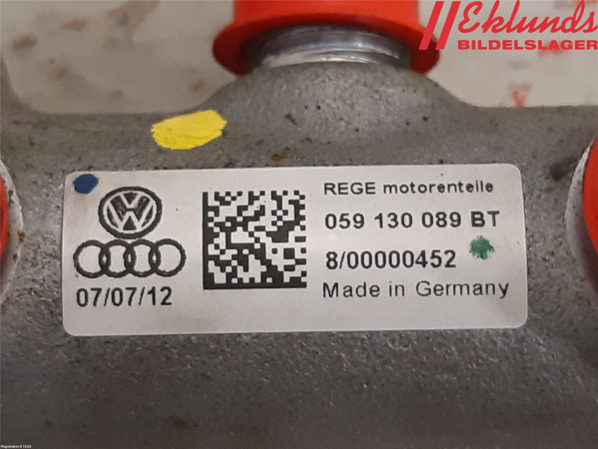 Audi A6 ALLROAD 12-18 Injbränslefördelare