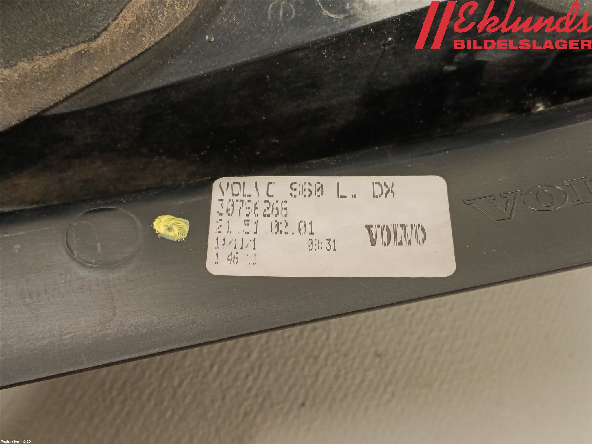 Volvo S60 11-13 Bakljus Höger