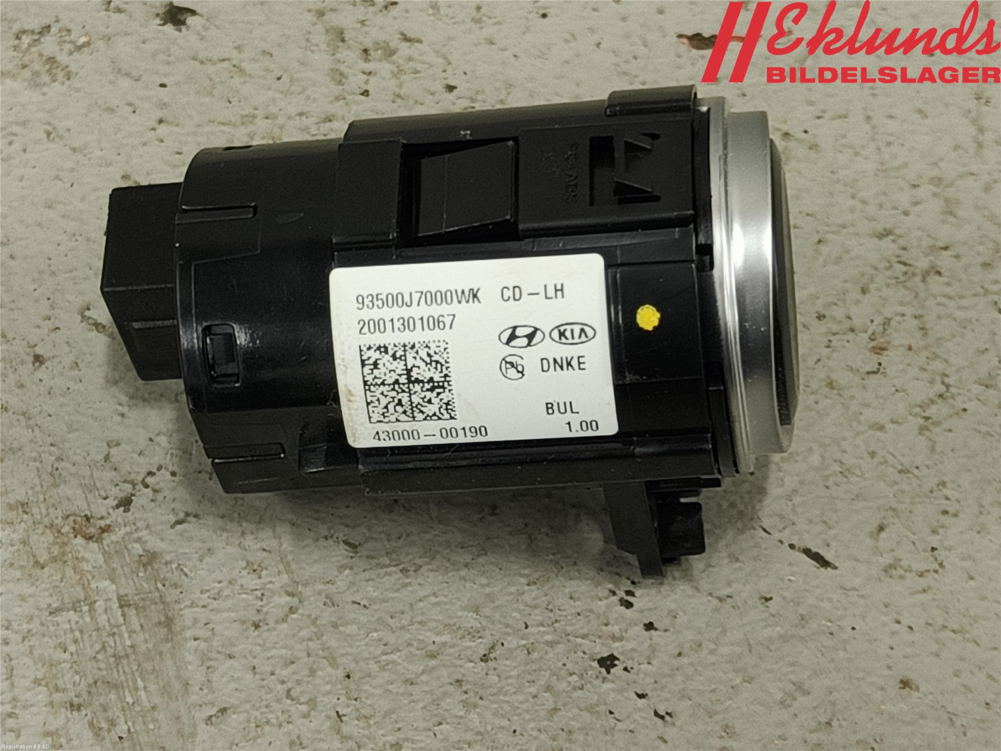 Kia XCEED 19- Startknapp Personbil