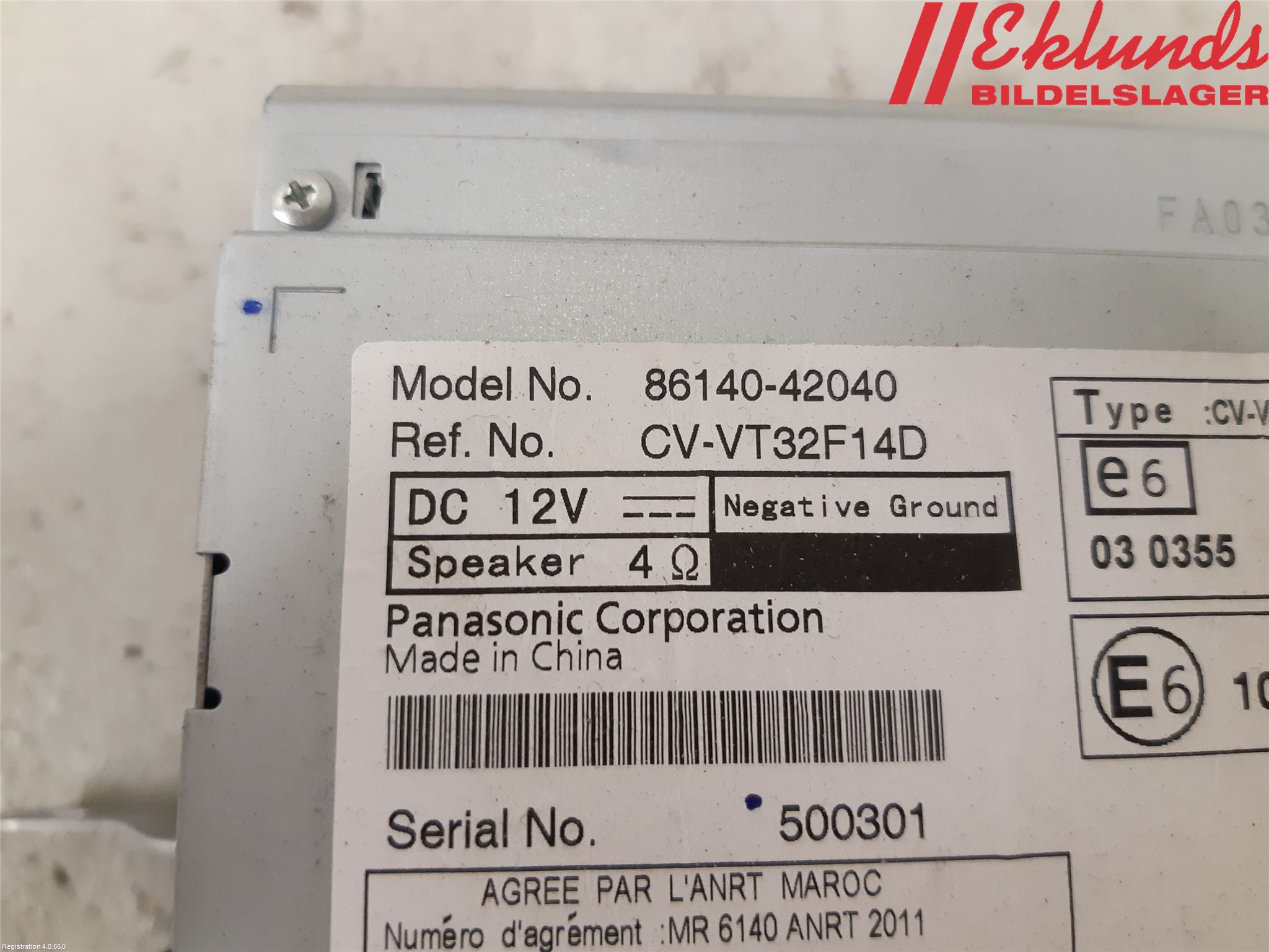 Toyota RAV4 13-18 Cd Radio - Multimediapanel