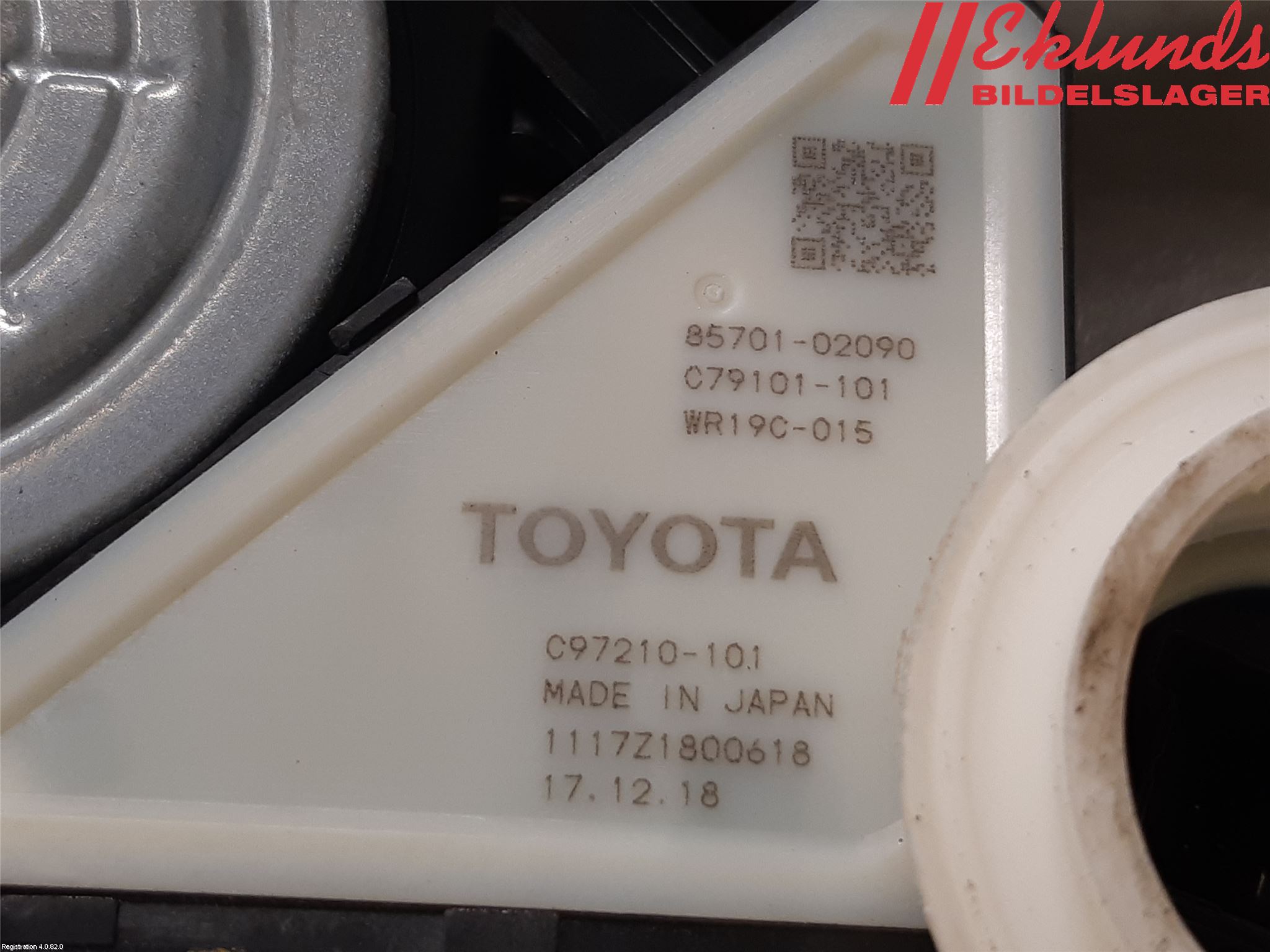 Toyota COROLLA 19- Fönsterhiss El Kompl