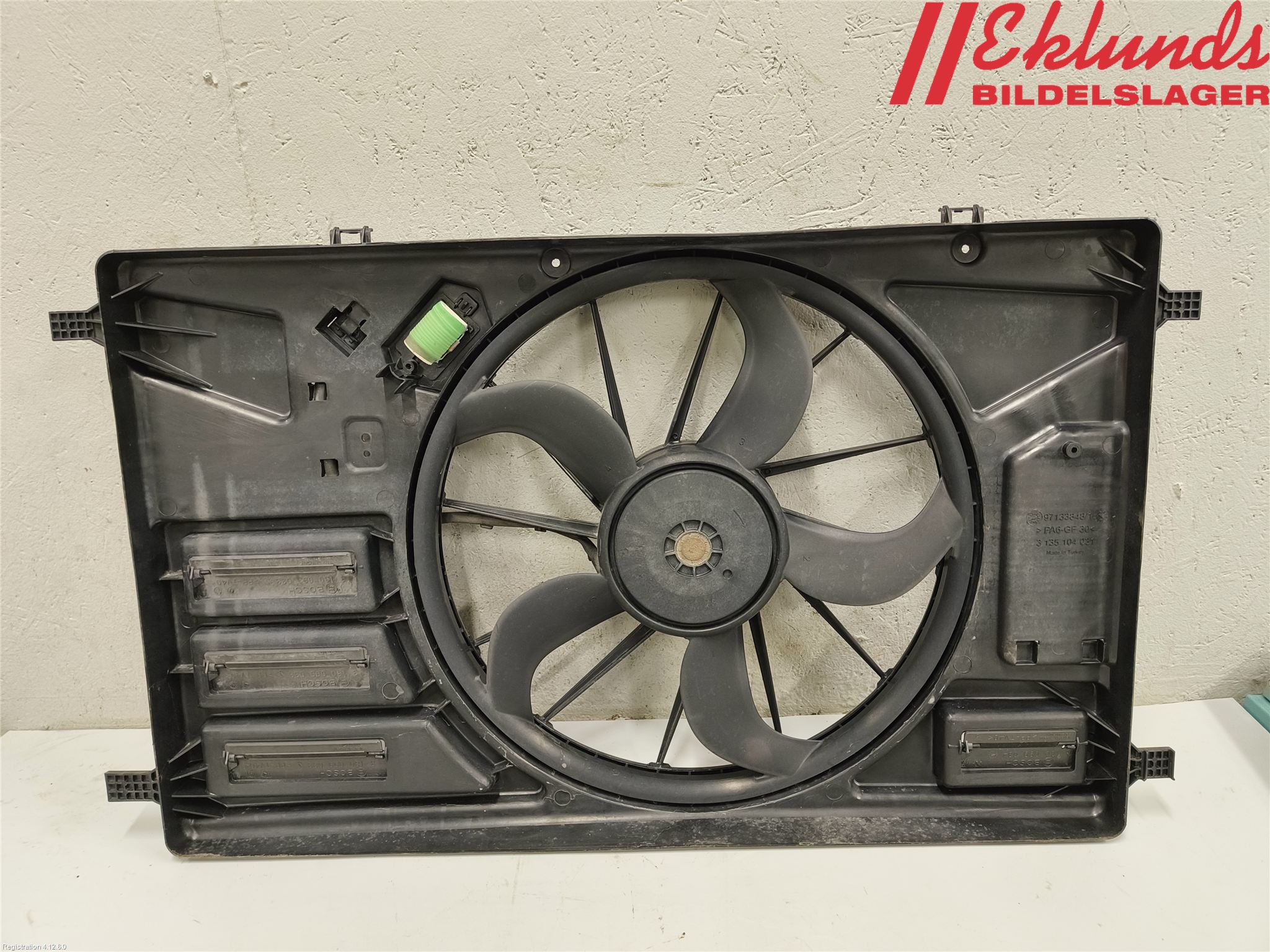 Ford TRANSIT/TOURNEO CUSTOM 13-24 Kylfläkt El