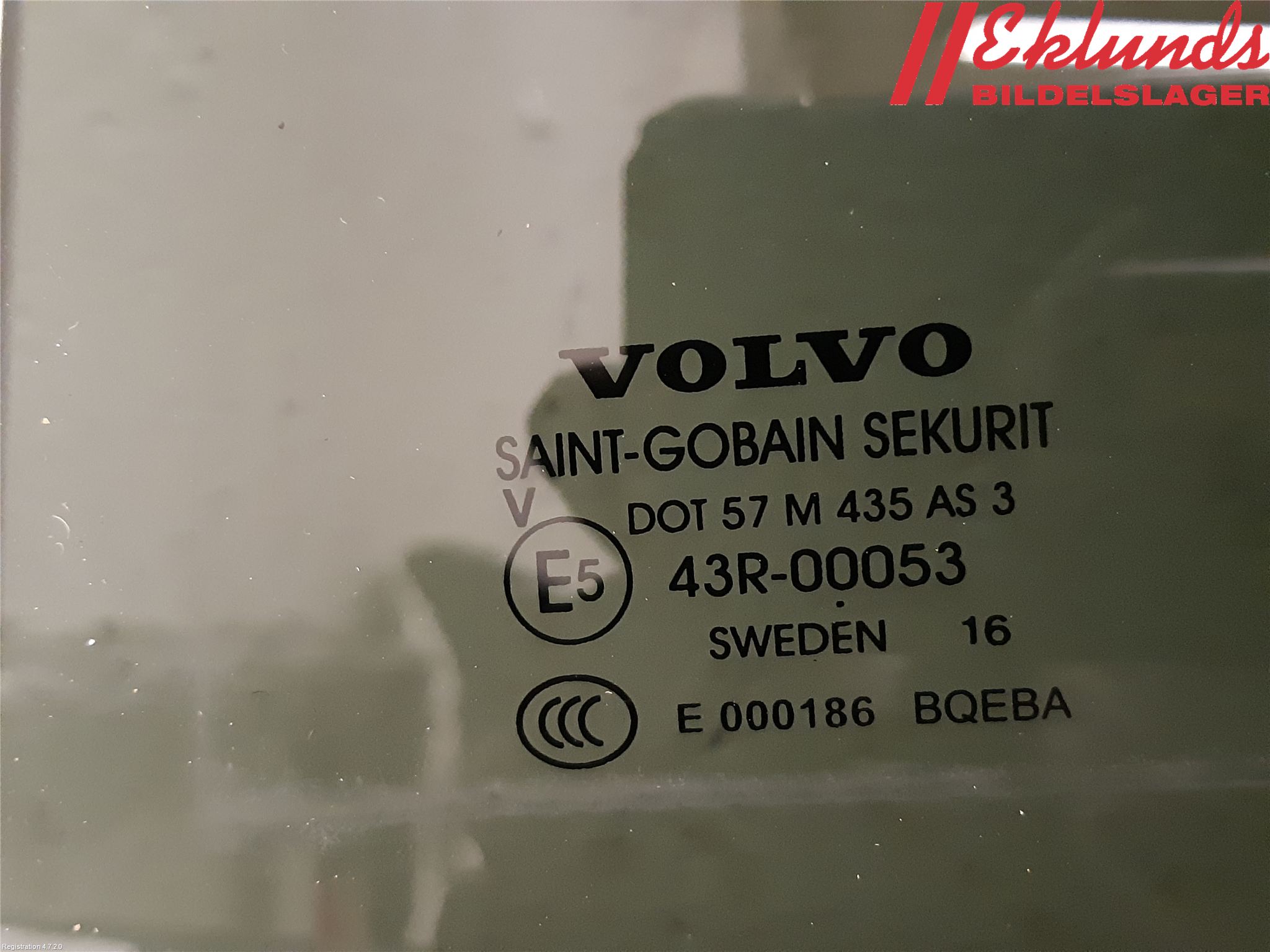 Volvo XC90/RECHARGE 16- Dörruta Bak Vänster