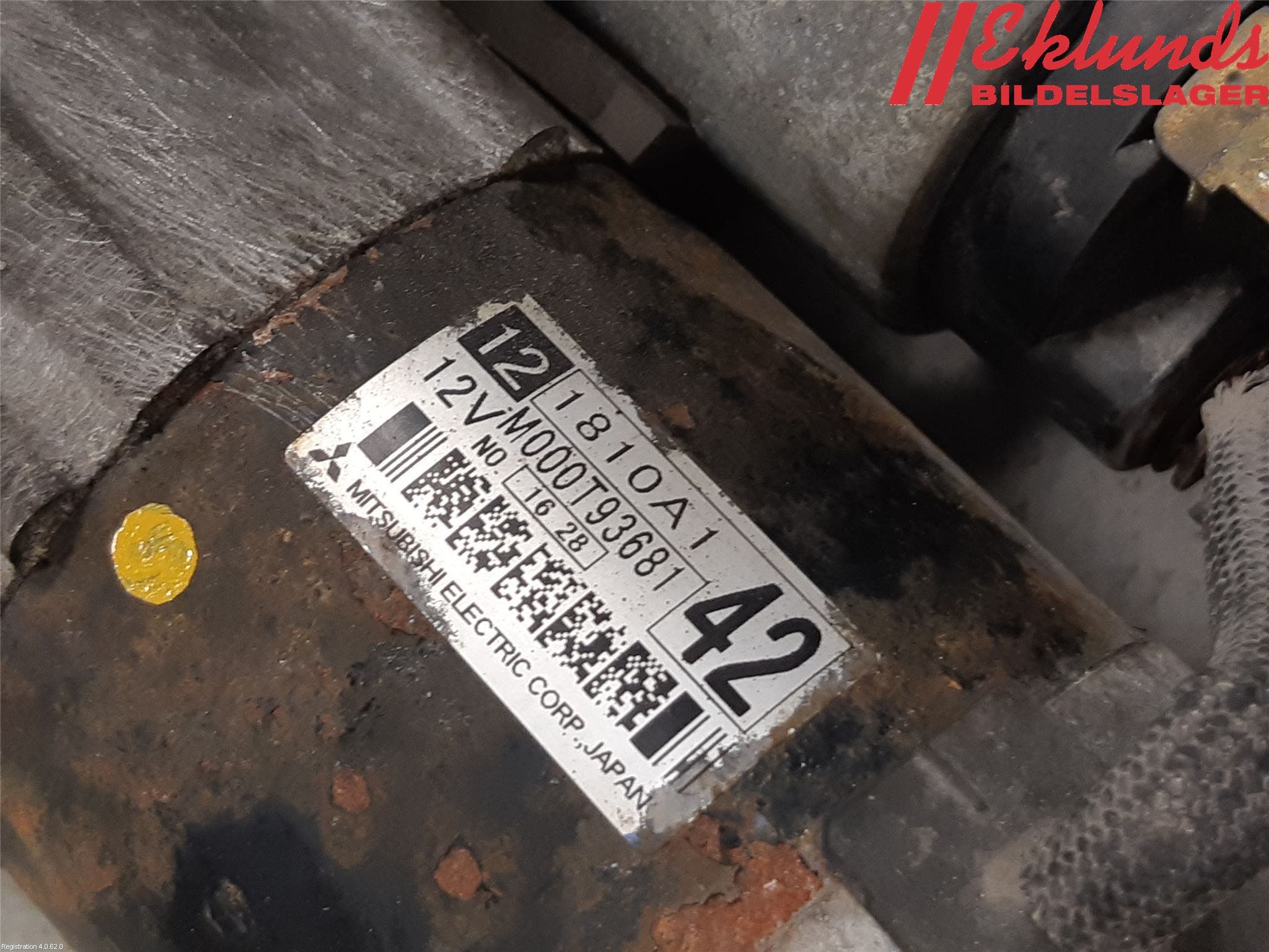 Mitsubishi COLT 09-13 Startmotor