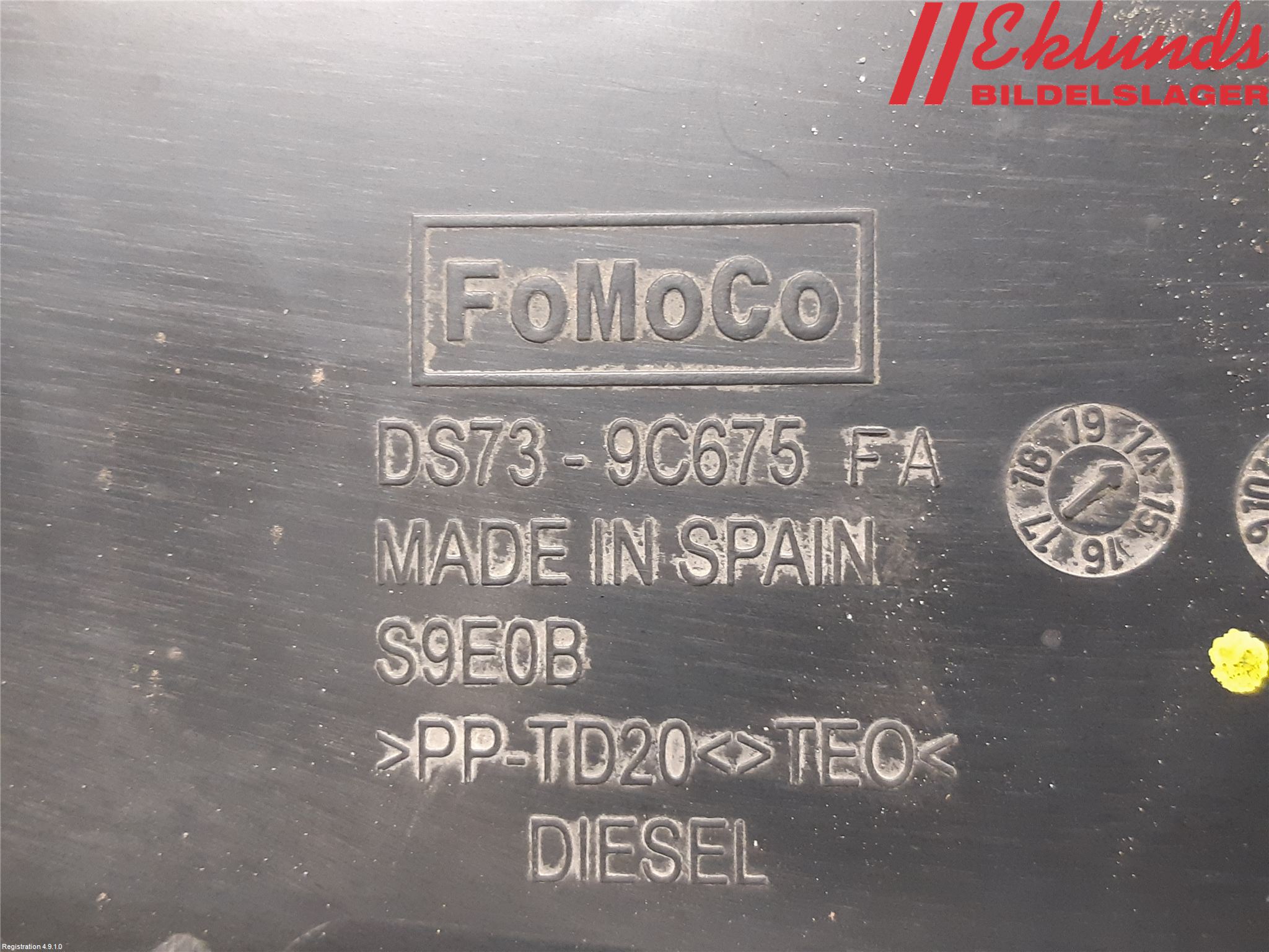 Ford MONDEO 15-22 Deflektor Plåt-Plast Kylning