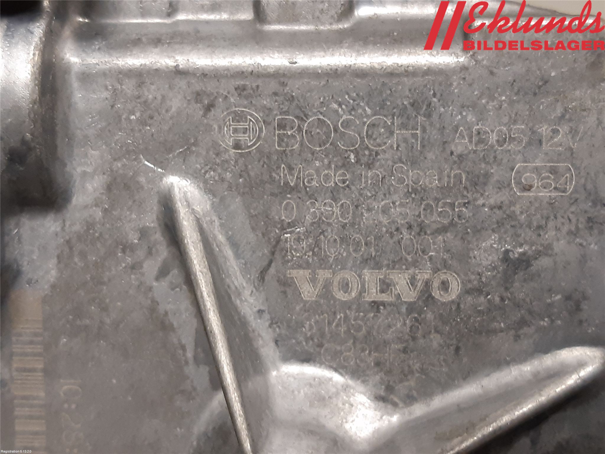 Volvo XC40/RECHARGE 18- Torkarmotor Baklucka