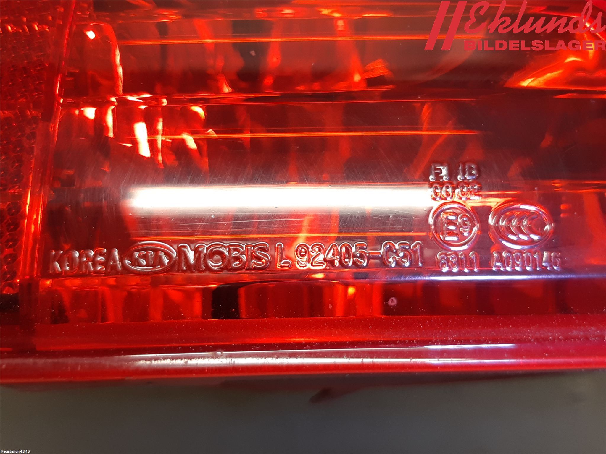 Kia SORENTO 15-20 Dimljus/Reflex Bak