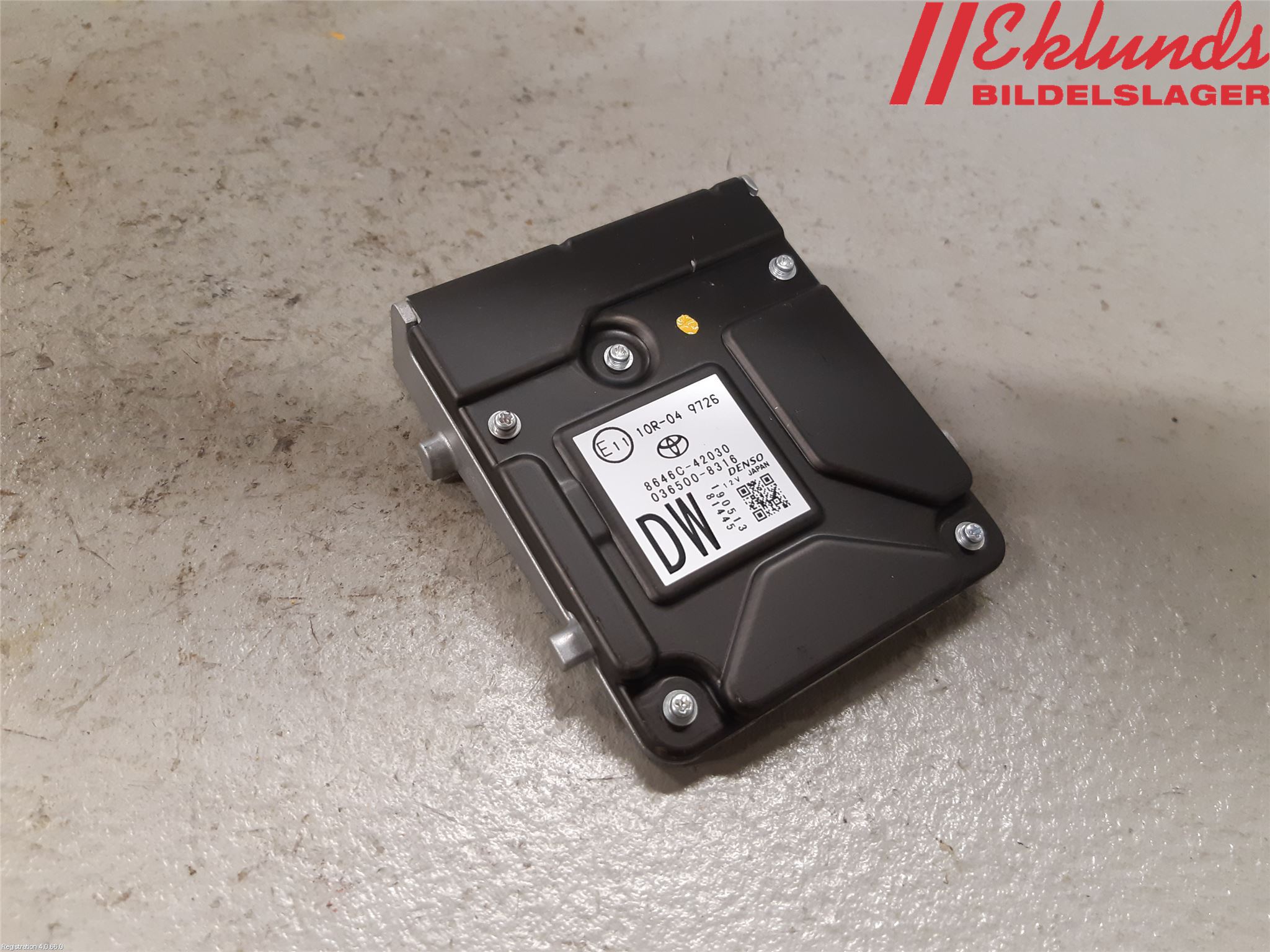 Toyota RAV4 19- Sensor Aktivt Kollisionsskydd