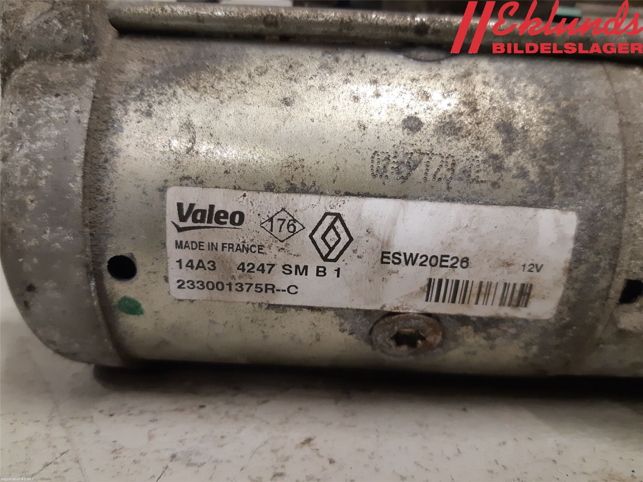 Nissan QASHQAI 10-14 Startmotor Diesel
