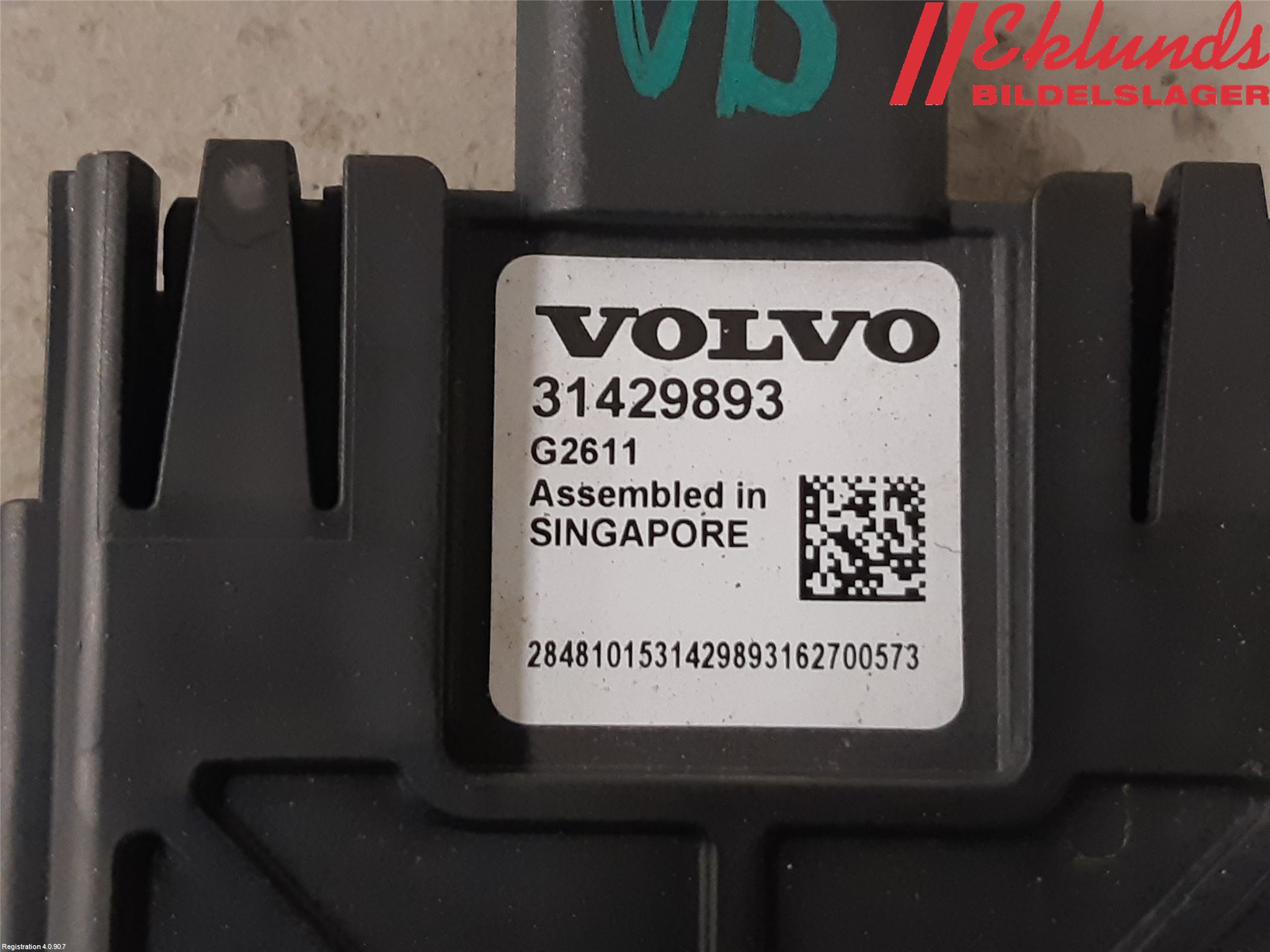Volvo V60 CROSS COUNTRY 16-18 Sensor Aktivt Kollisionsskydd