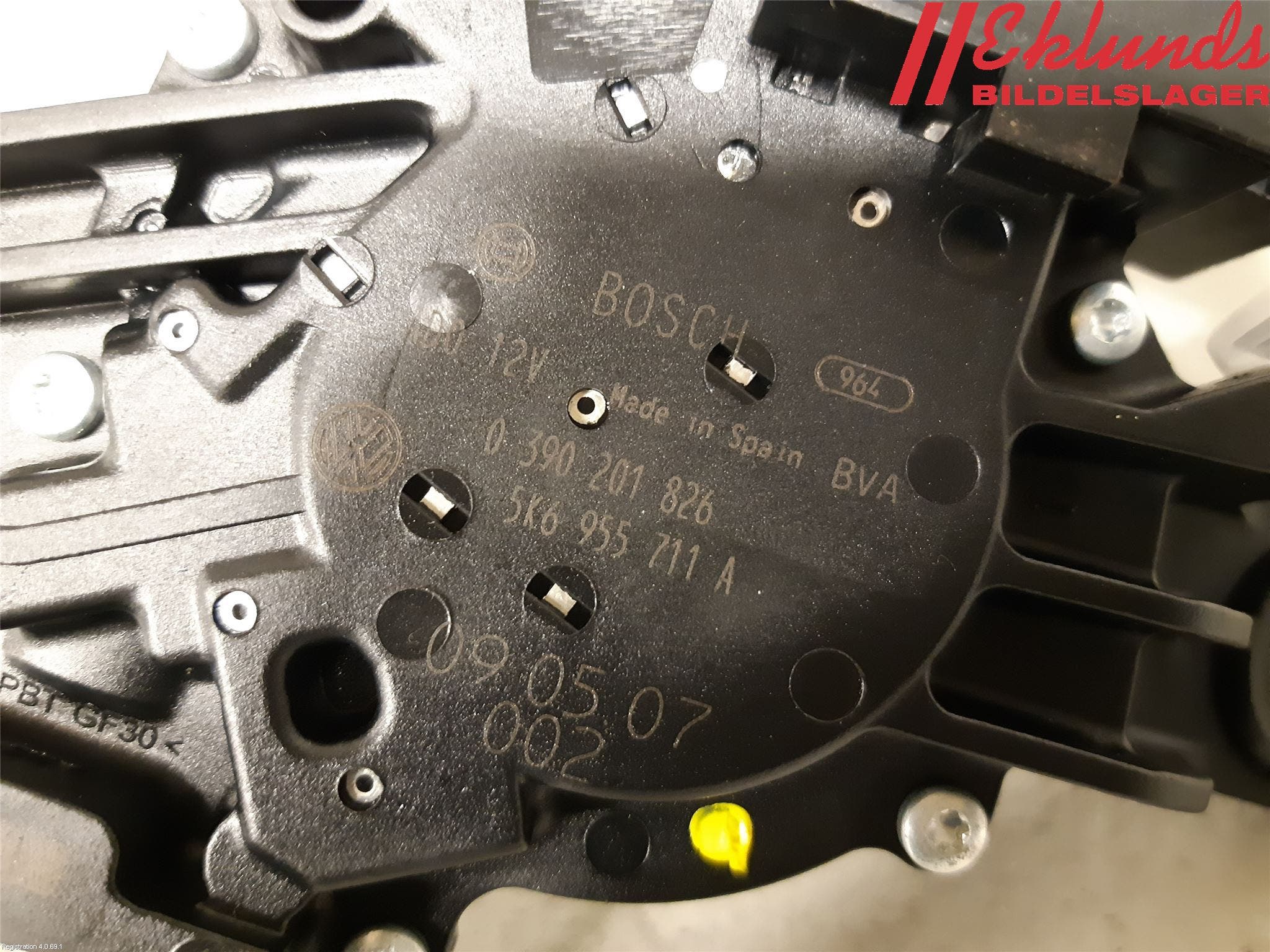 Volkswagen VW GOLF PLUS/CROSS GOLF 04-14 Torkarmotor Baklucka