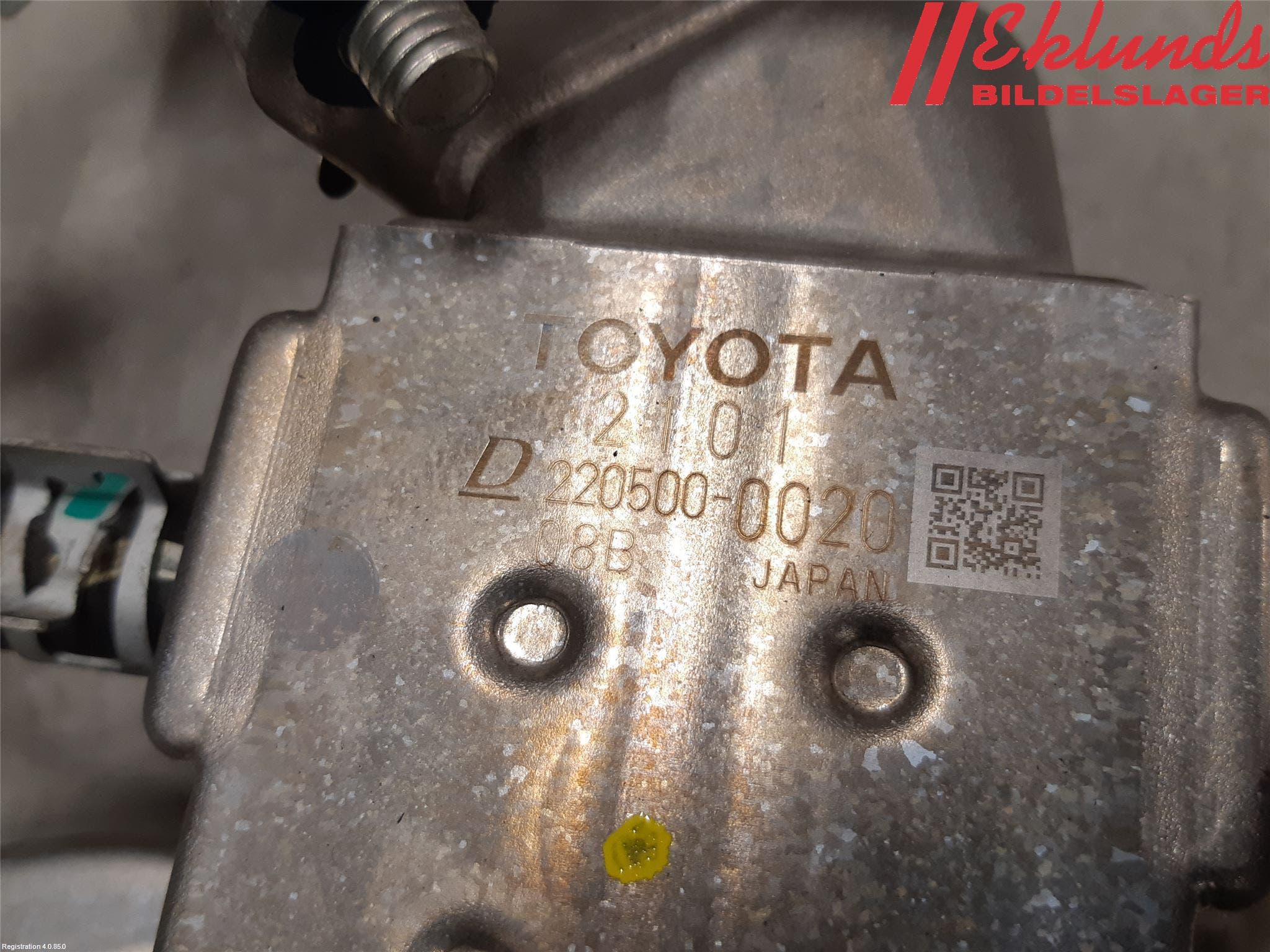 Toyota YARIS XP130 15-20 Egr Ventil