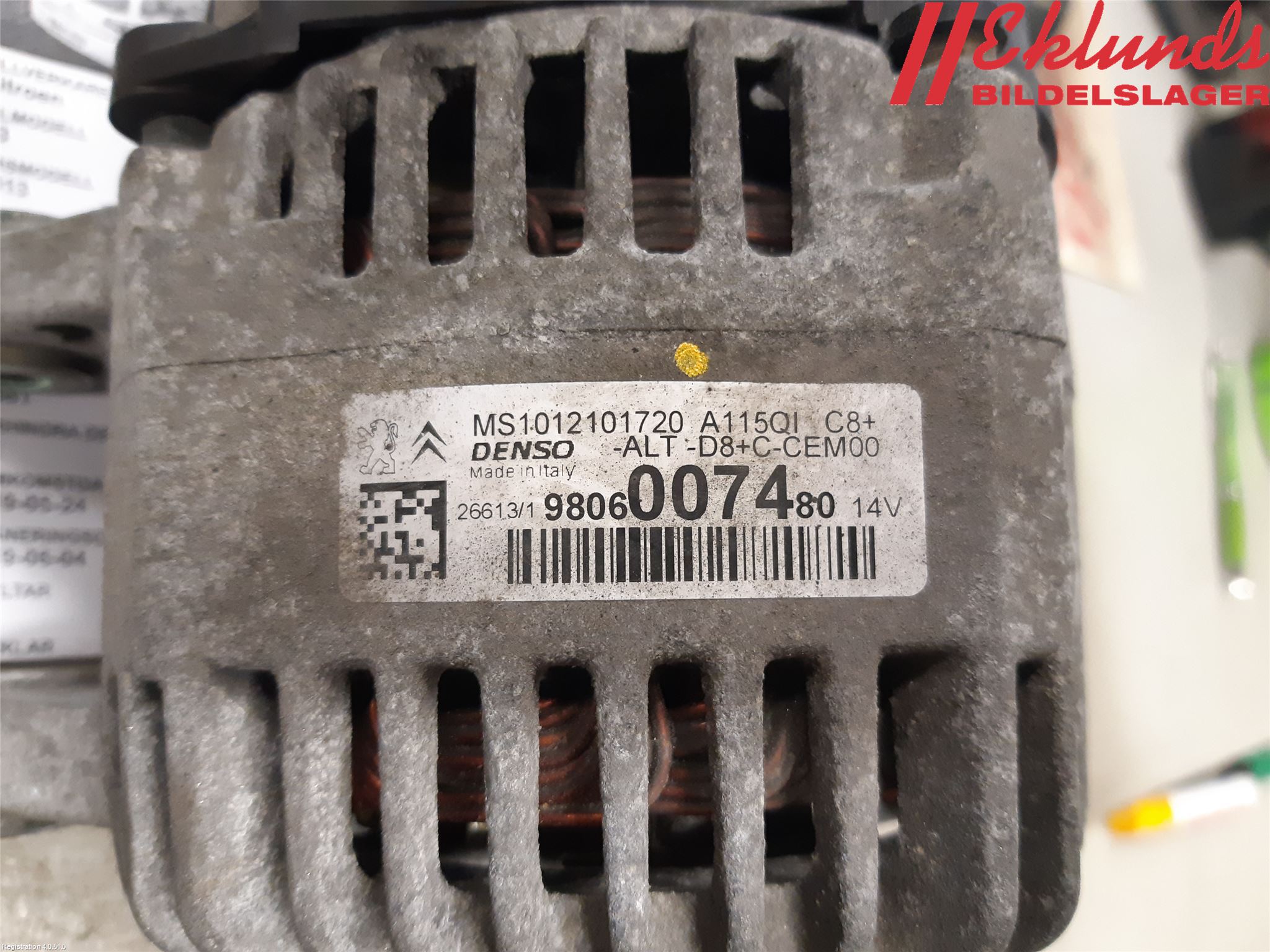 Citroen C3 10-17 Generator