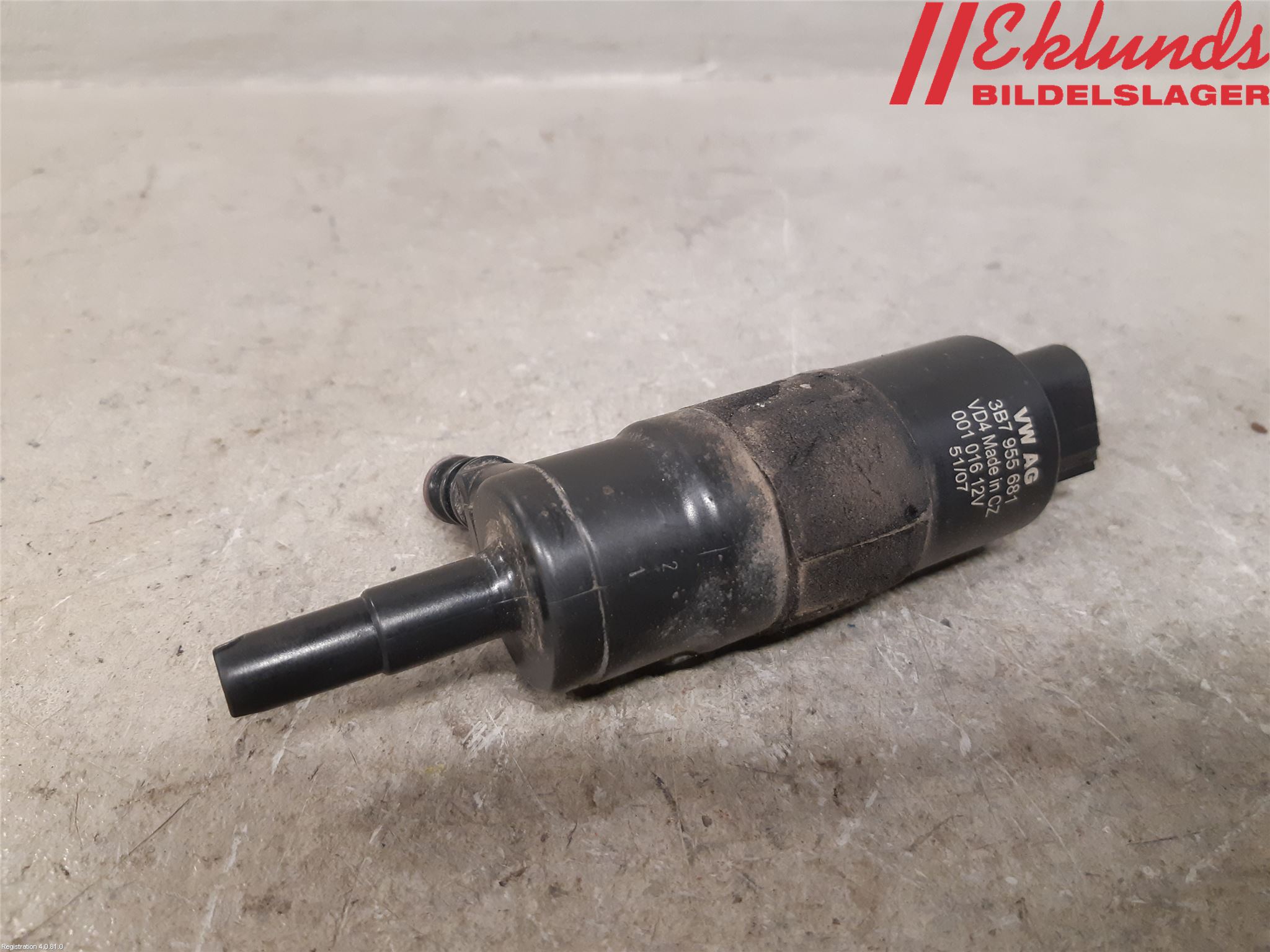Audi A6/S6     05-11 Spolarpump Högtryck