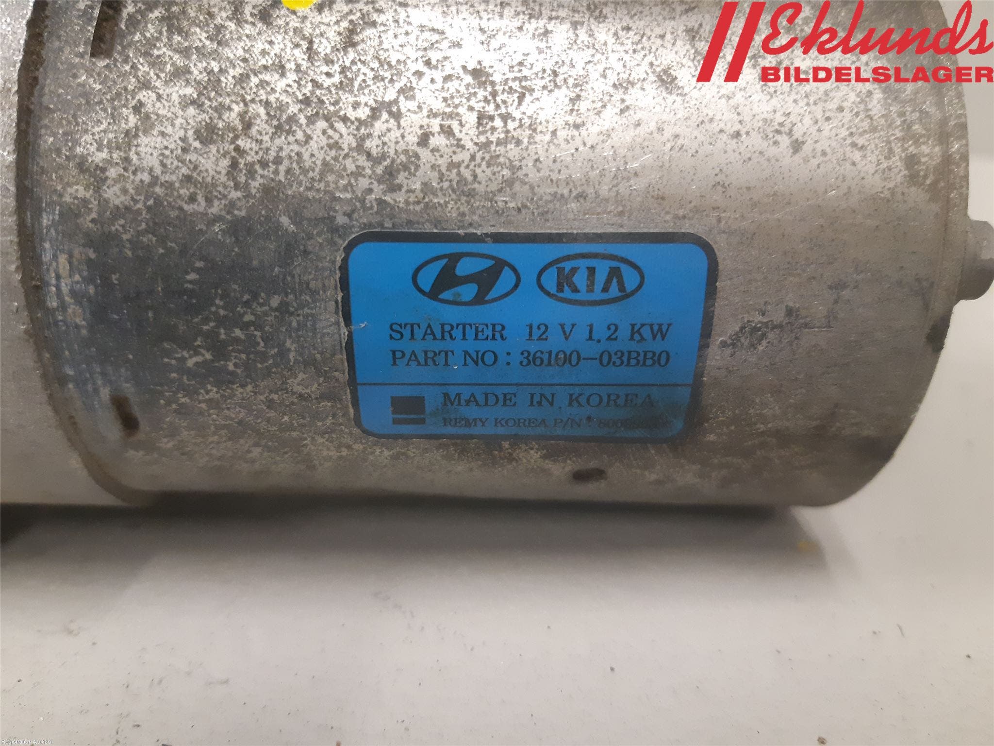 Kia RIO 12-16 Startmotor
