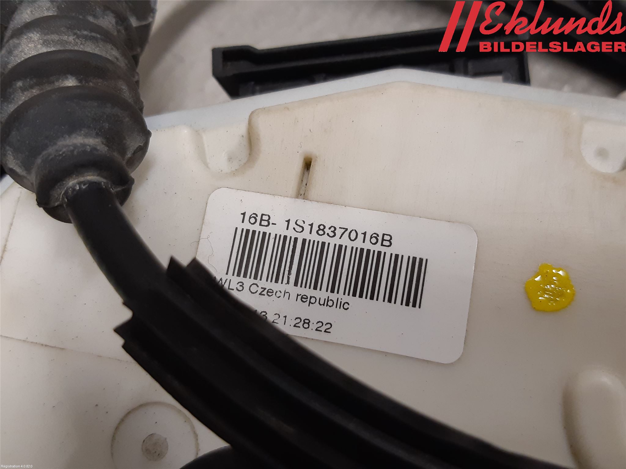 Skoda SUPERB 09-15 Låskista-Dörrlås