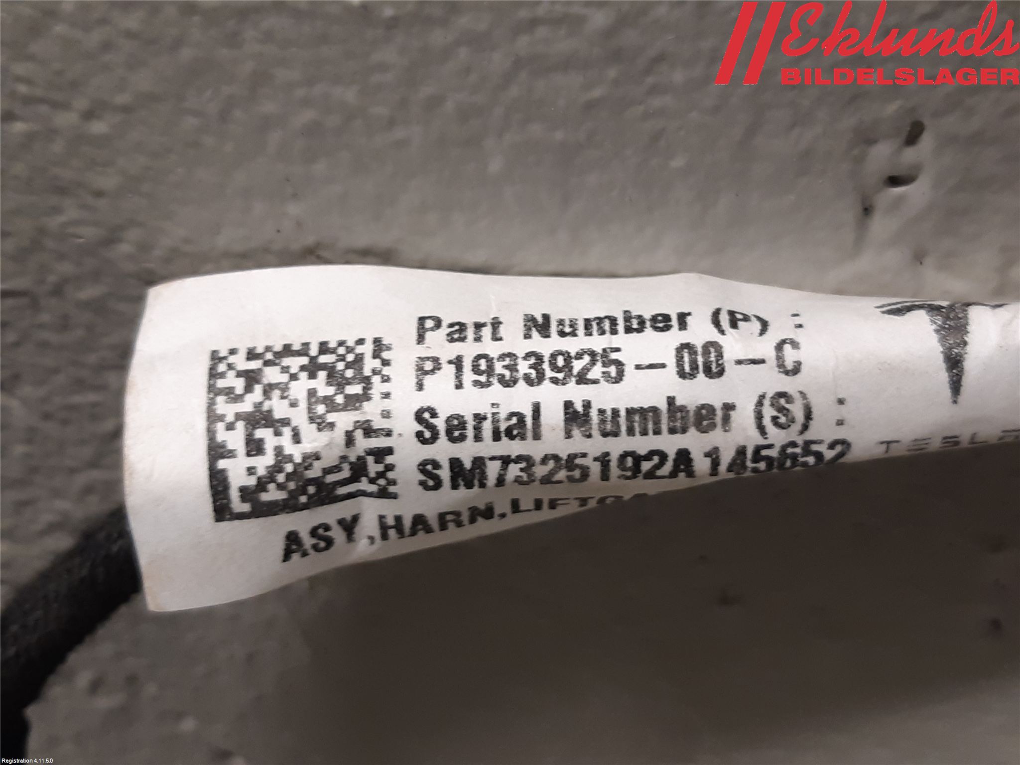 Tesla MODEL Y 21- Kabelhärva