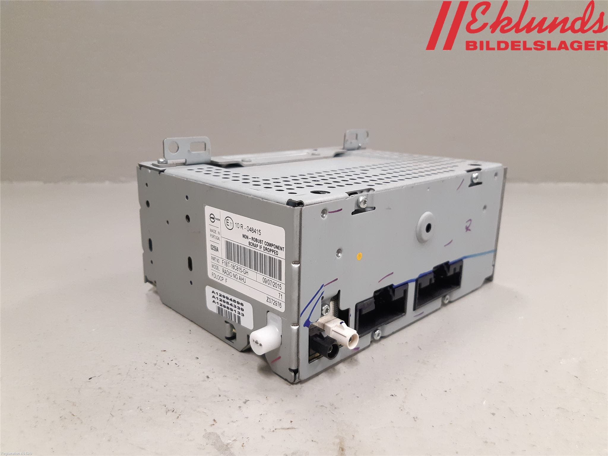 Ford TRANSIT/TOURNEO CUSTOM 13-24 Cd Radio - Multimediapanel