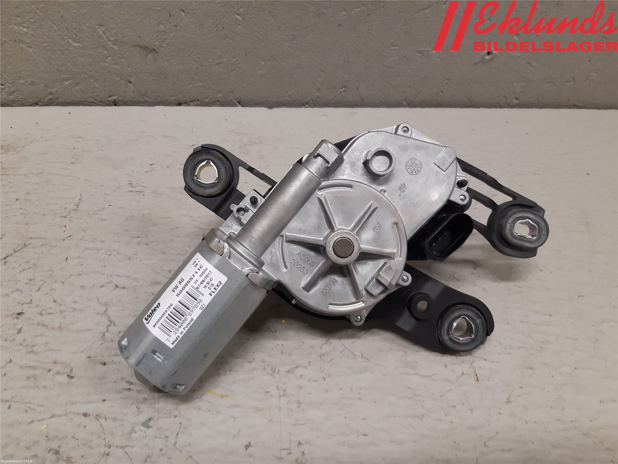 Volkswagen VW PASSAT 15-19 Torkarmotor Baklucka