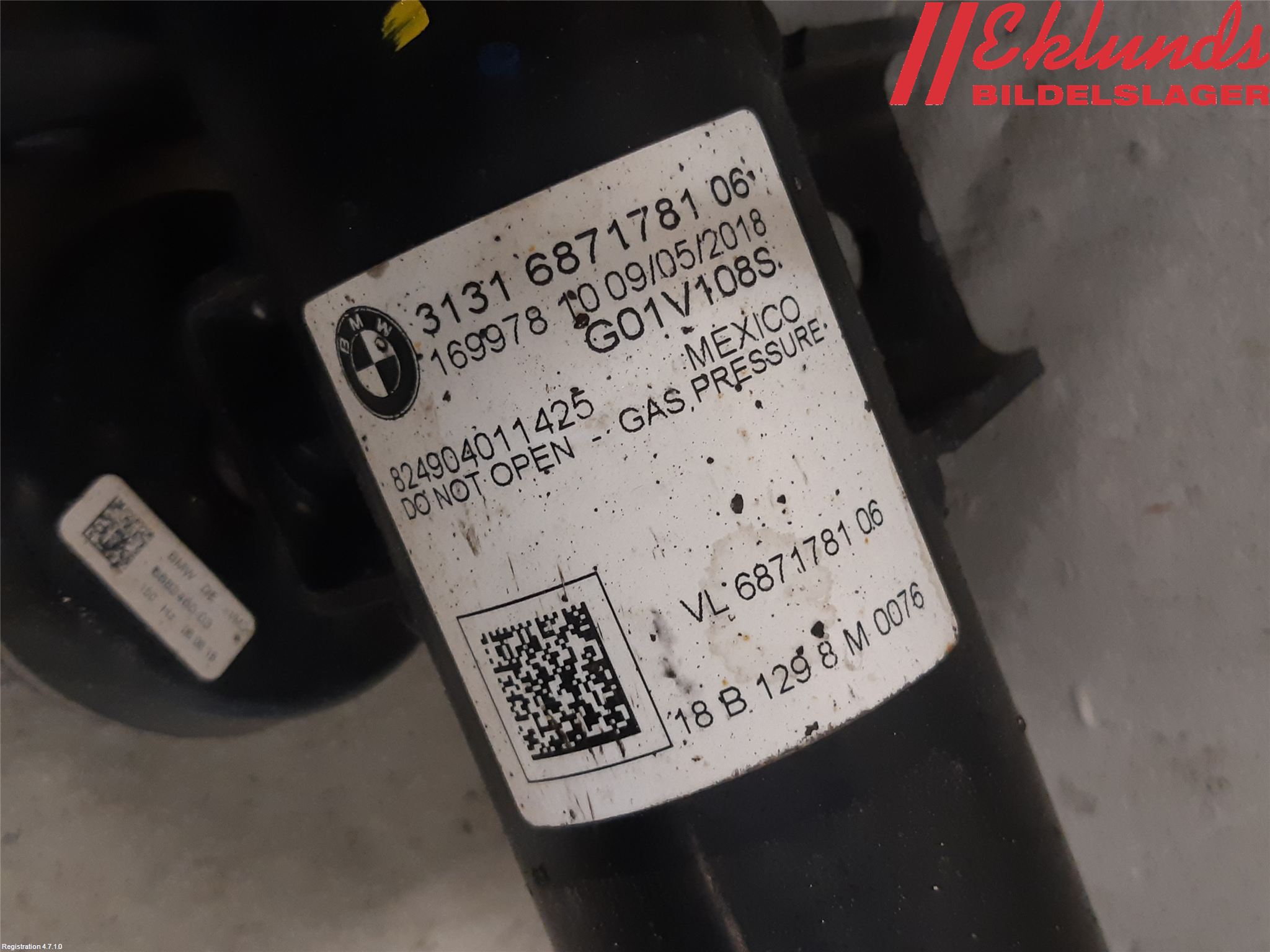 BMW X3 G01 18- Fjäderben Fram Vänster