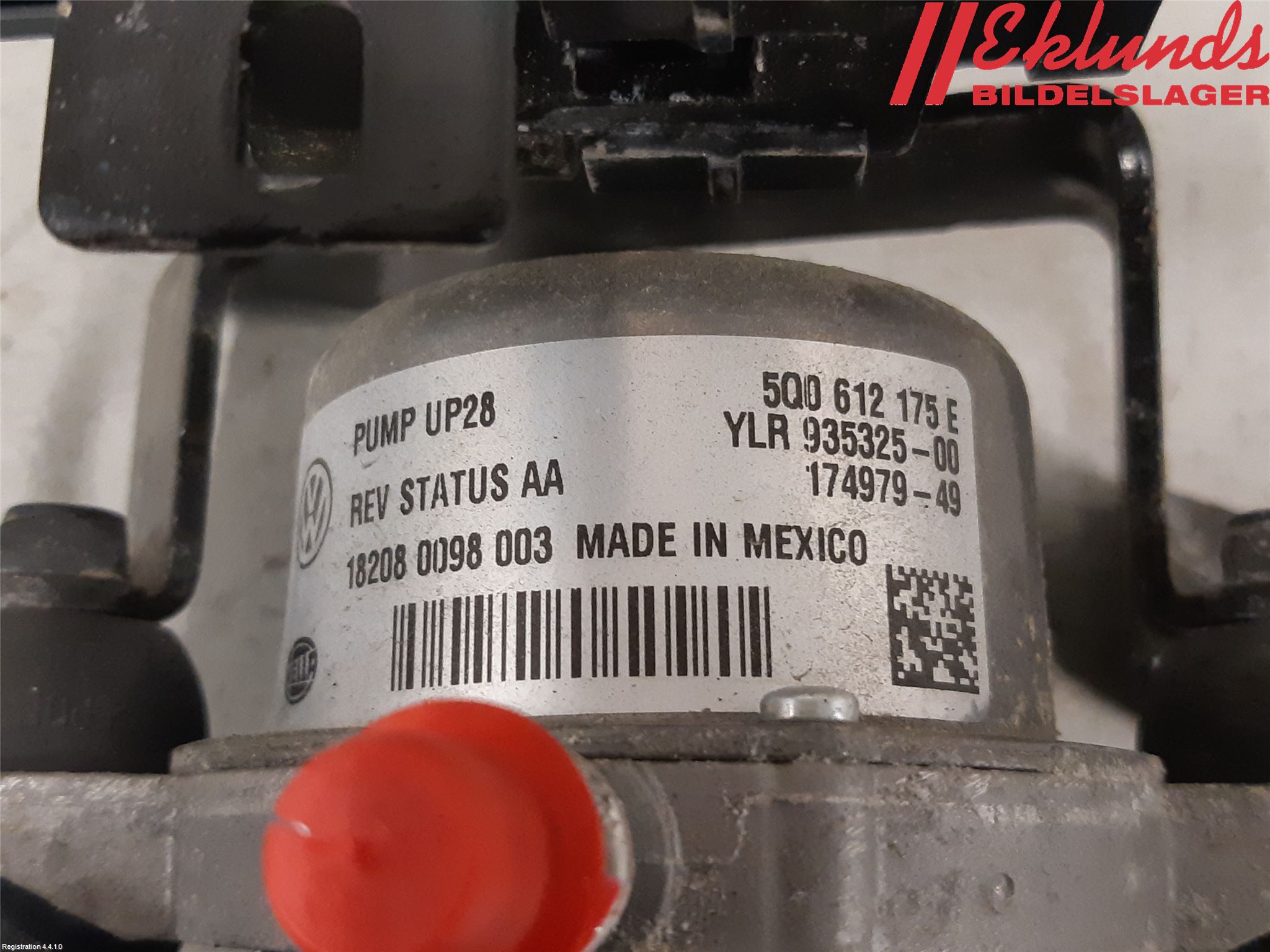 Volkswagen VW GOLF / E-GOLF VII 13-20 Vakuumpump