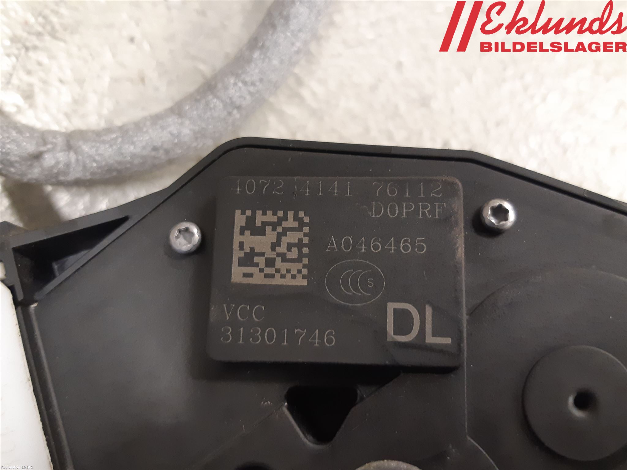 Volvo V60 11-13 Låskista-Dörrlås