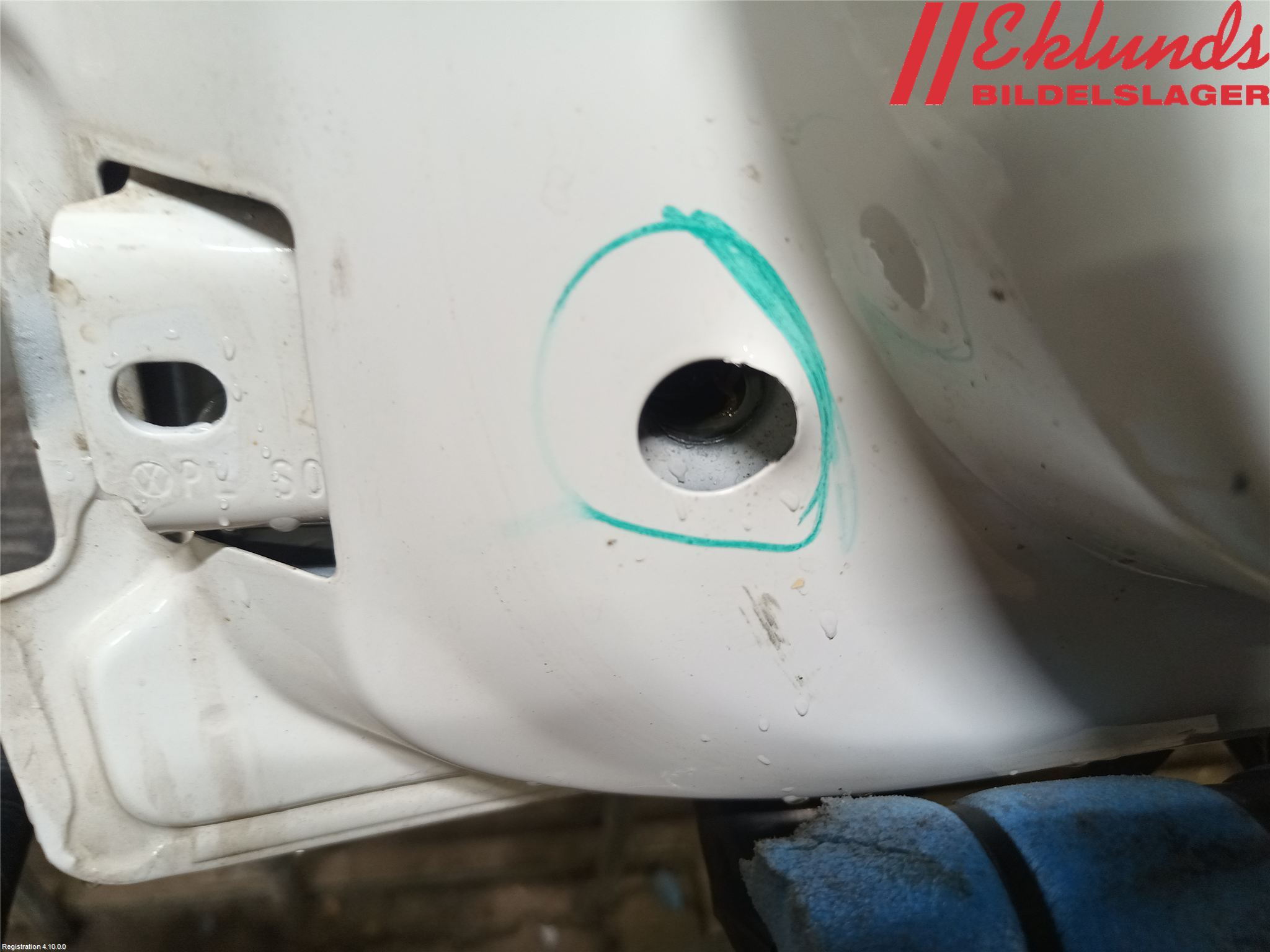 Volkswagen VW CADDY 11-15 Dörr Bak Van-Skåp Höger