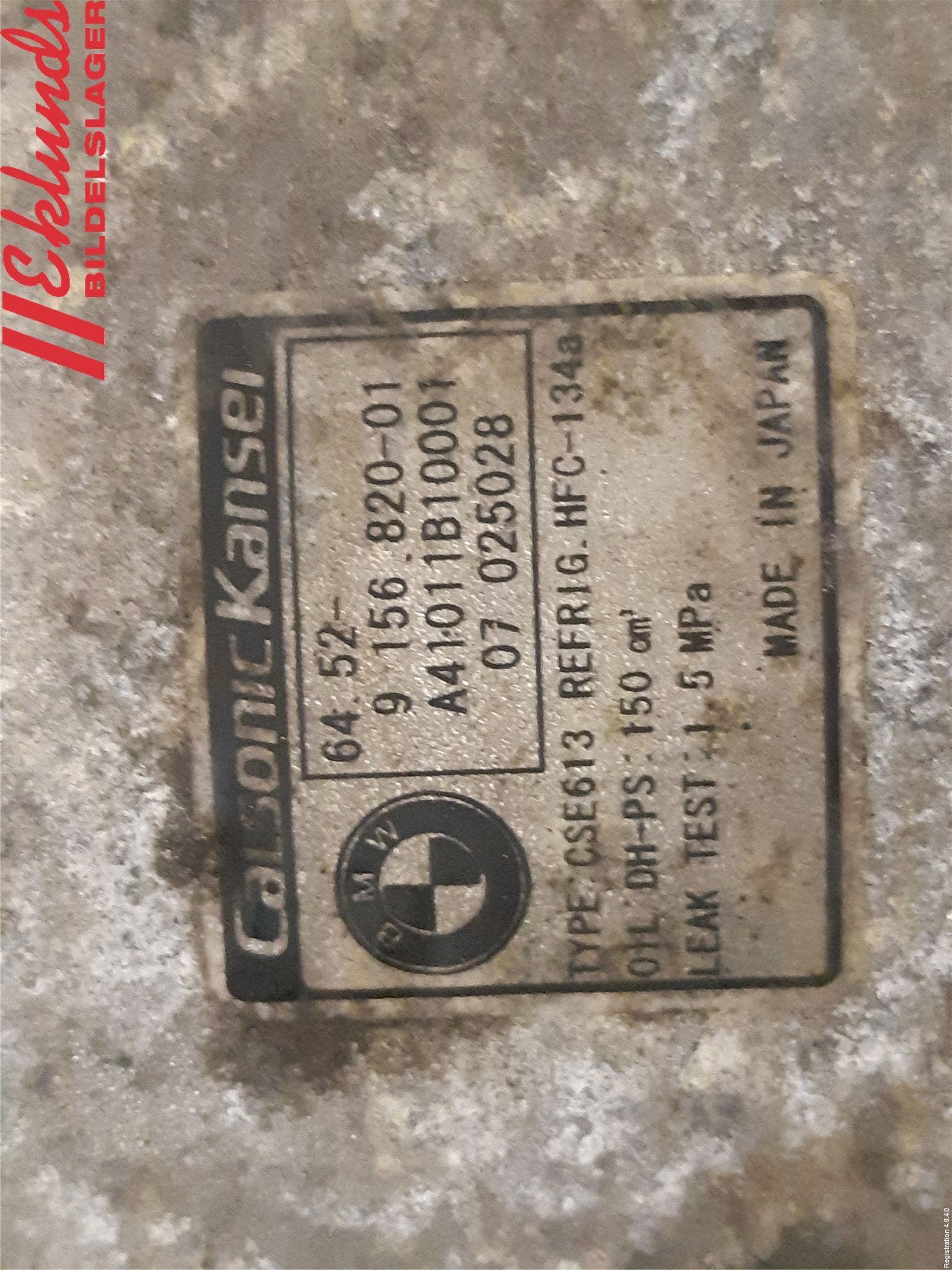 BMW 1 E87/81 5D/3D 03-11 Ac Kompressor