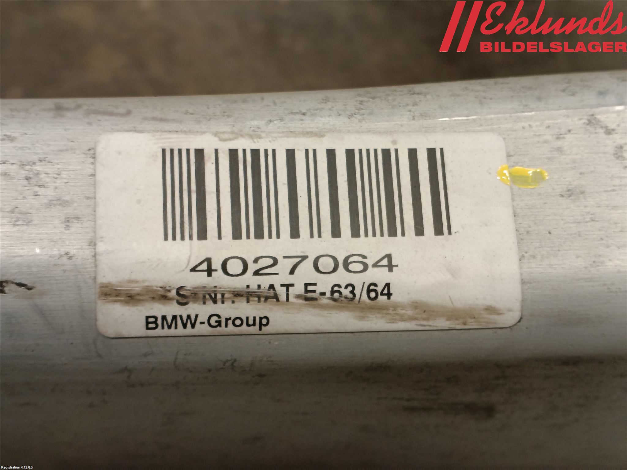 BMW 6 E63/64    02-10 Bakaxelbalk