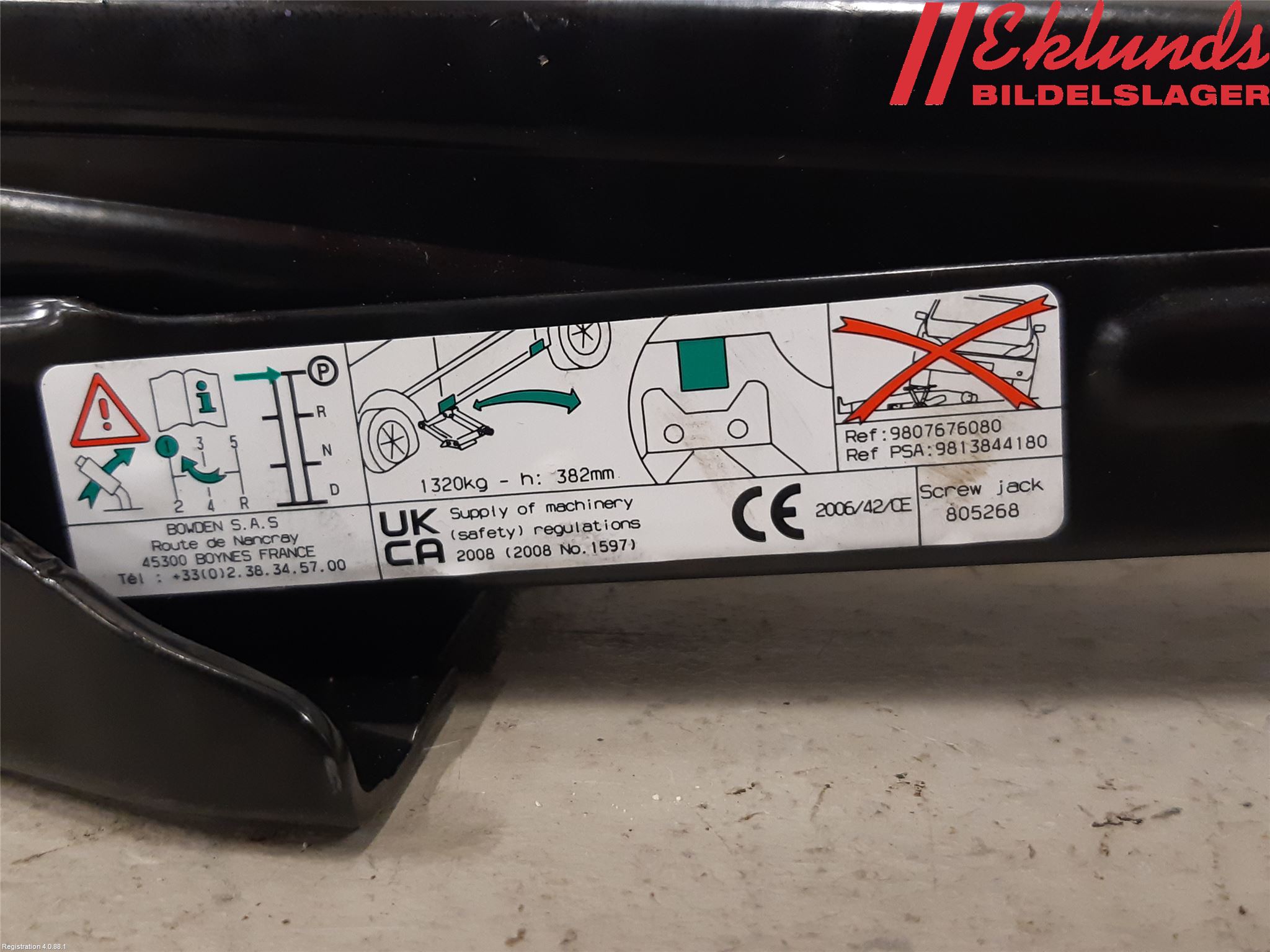 Peugeot EXPERT/E-EXPERT 17- Domkraft