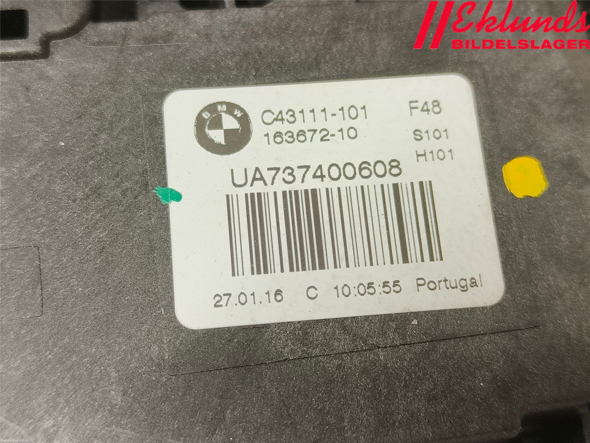 BMW X1 F48 15-22 Centrallåsmot Baklucka