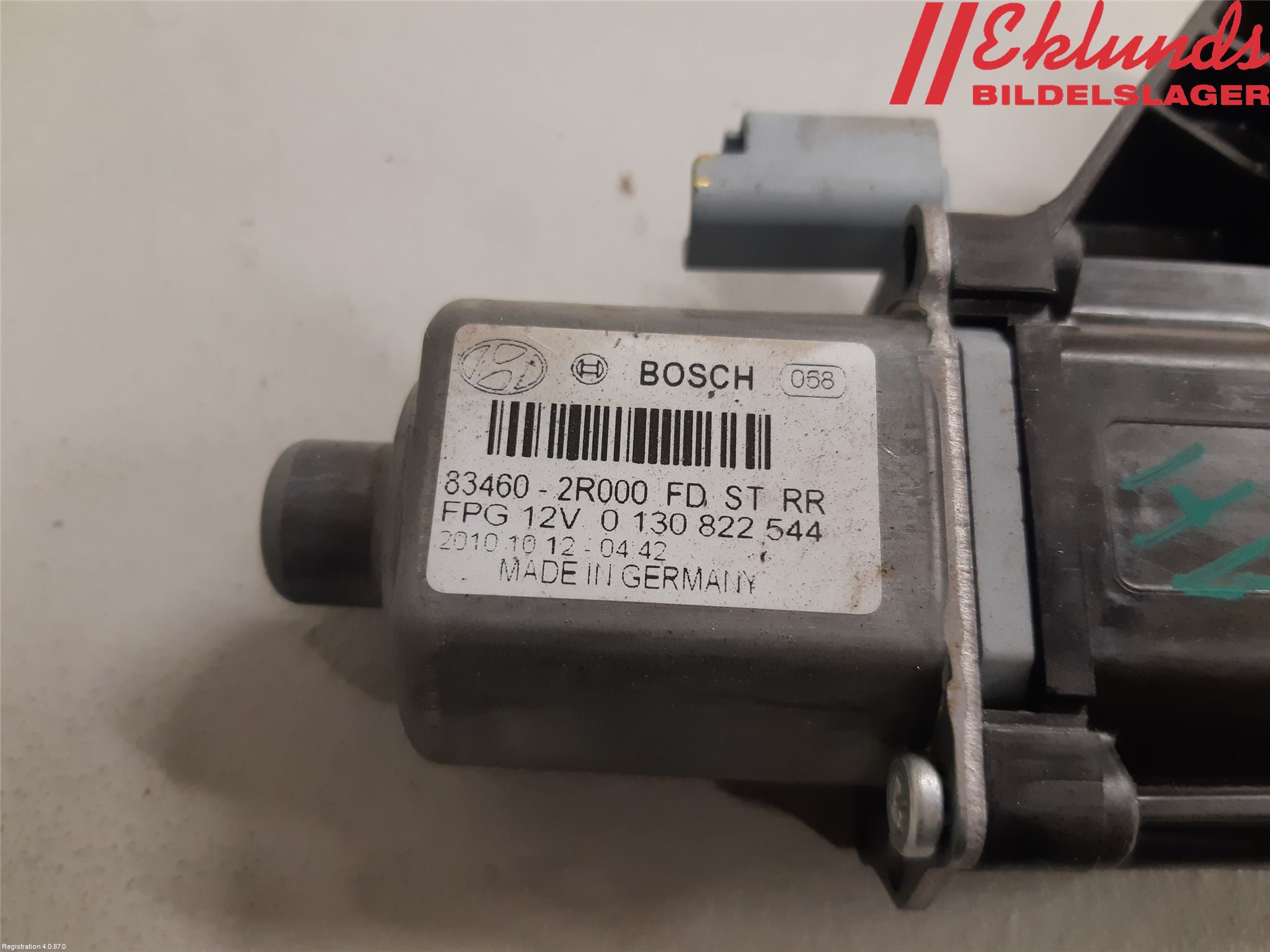 Hyundai i30 FD 07-12 Fönsterhissmotor