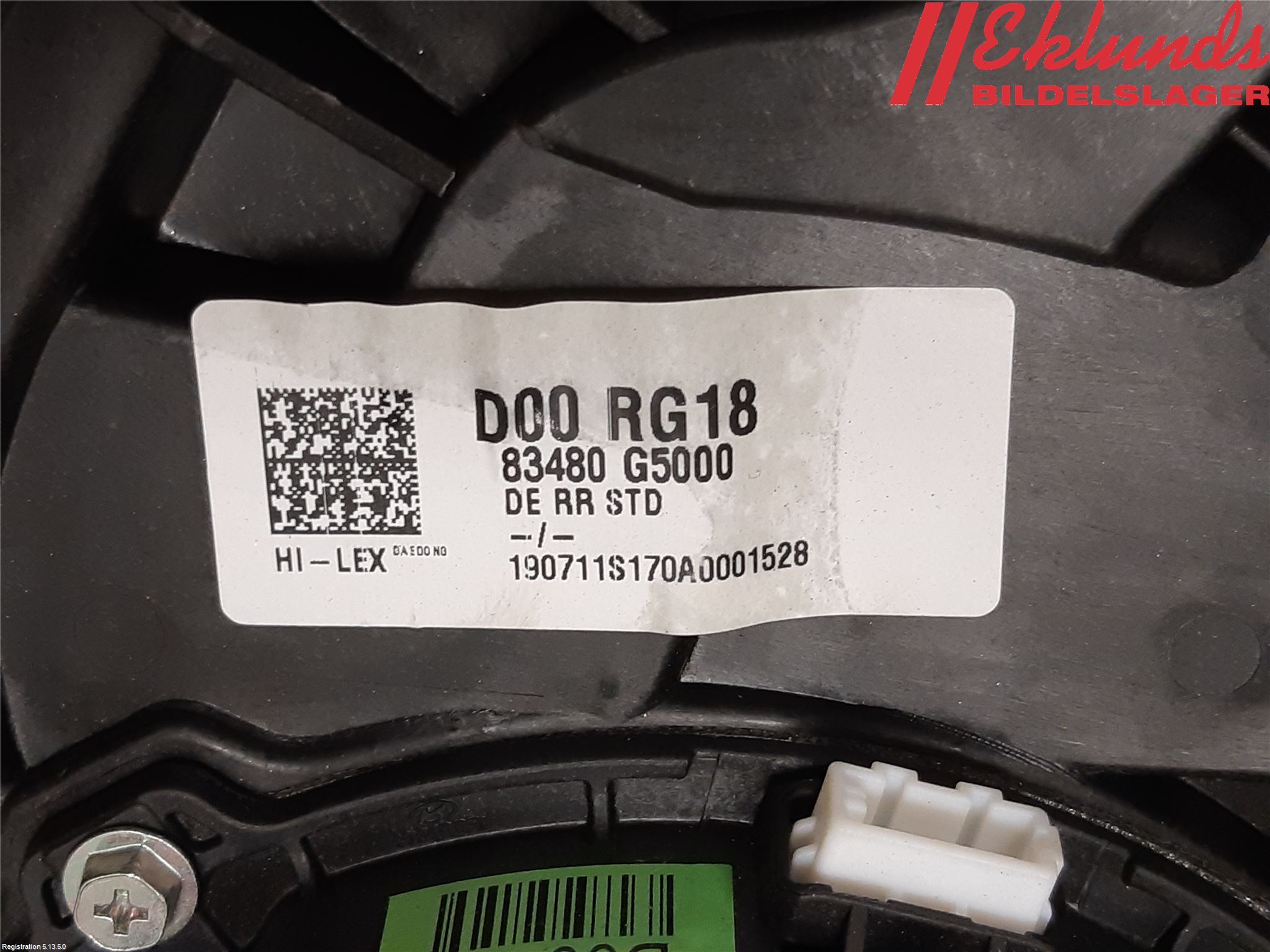 Kia NIRO (DE) 17-22 Fönsterhiss El Kompl