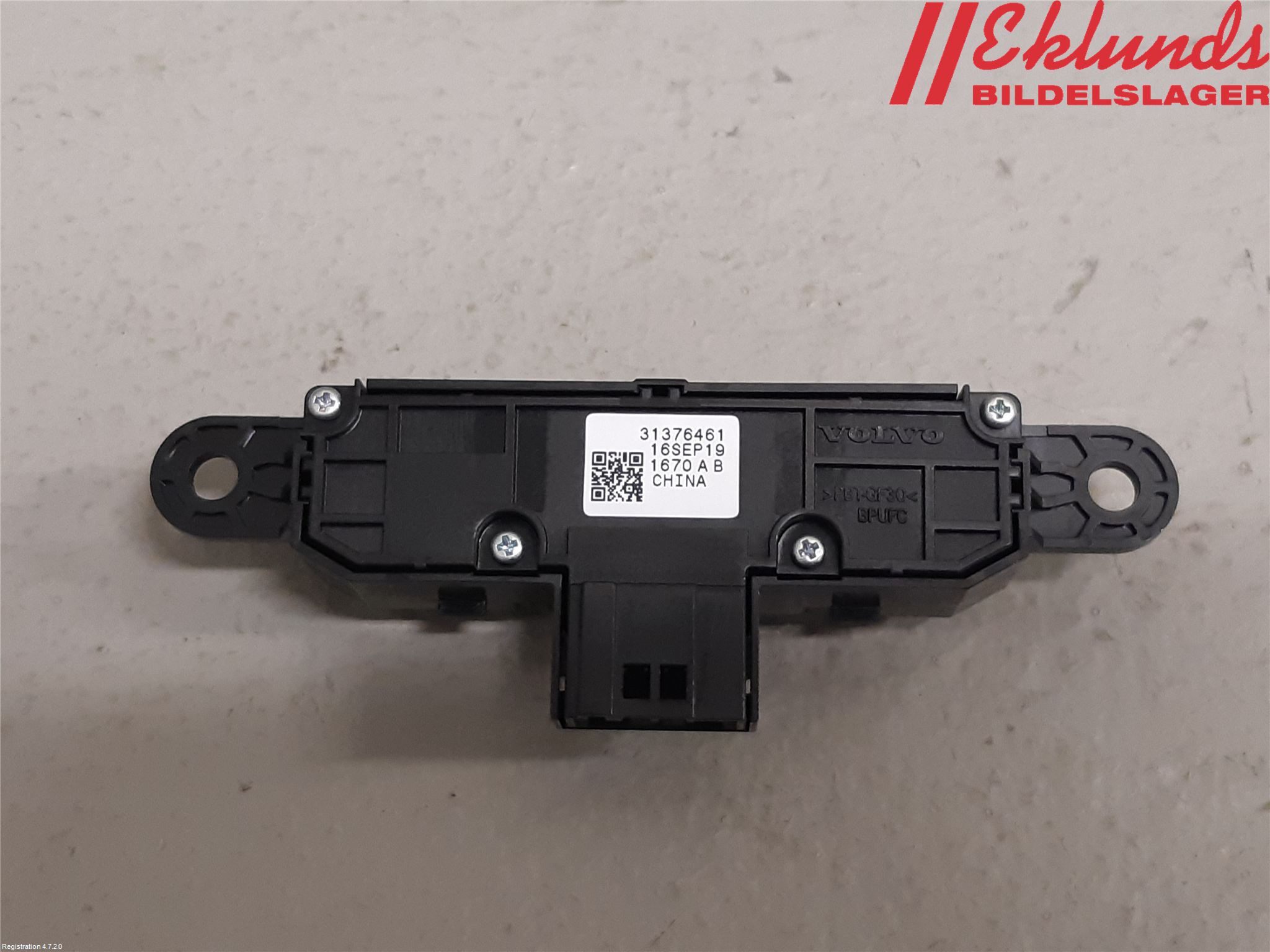 Volvo XC90/RECHARGE 16- Strömställare Stolminne